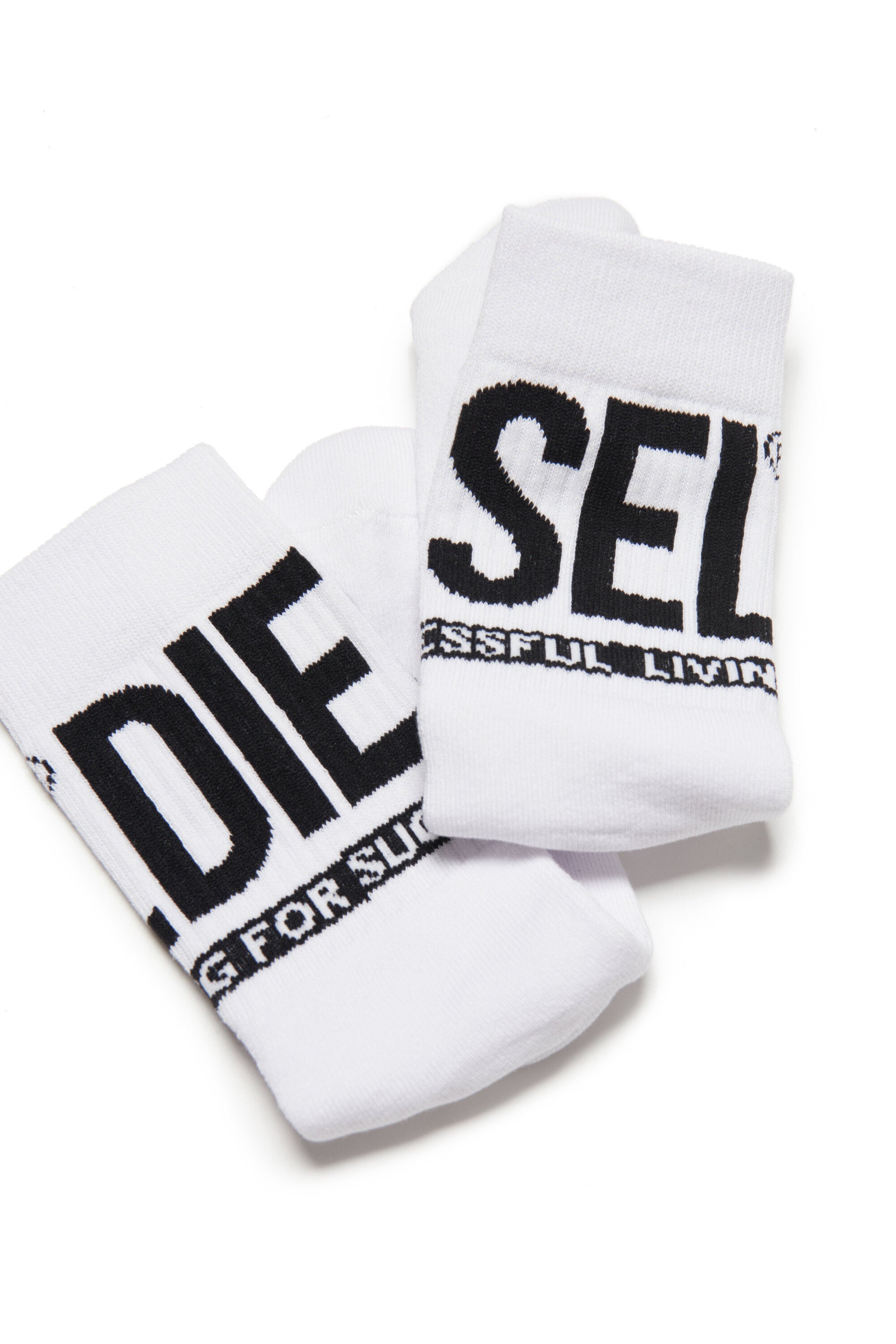 Set of two pairs of logo socks