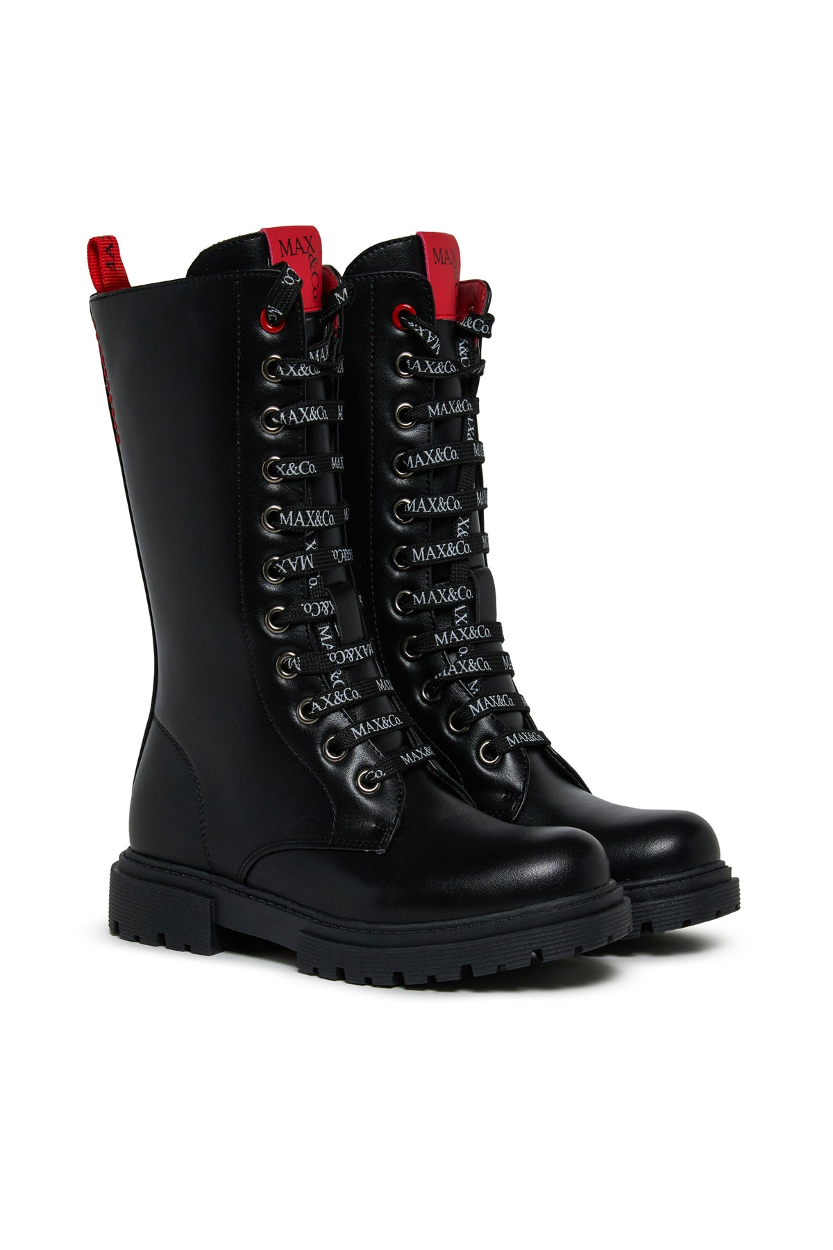 Boots with logo