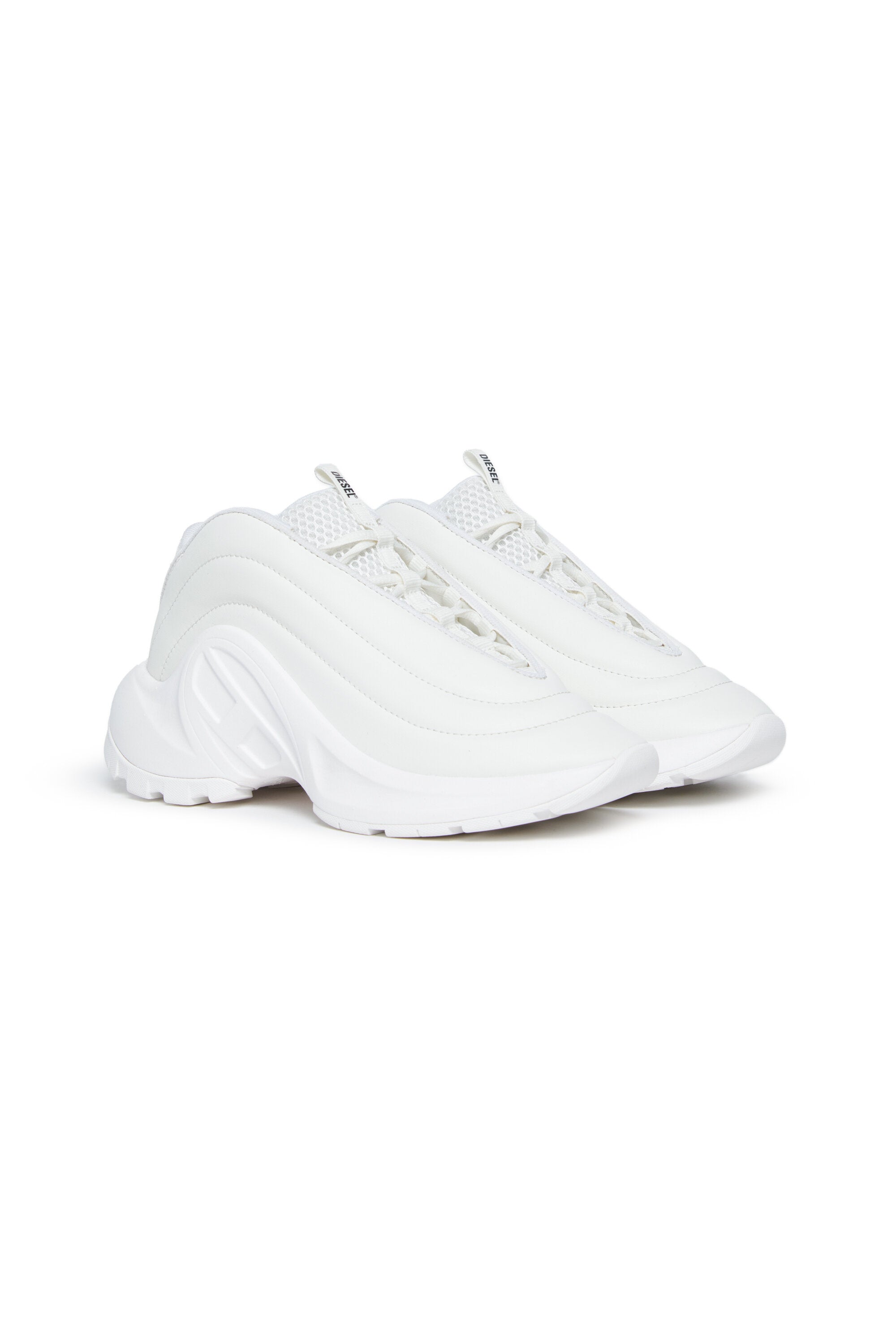 Mid D-Runner trainers branded with Oval D logo