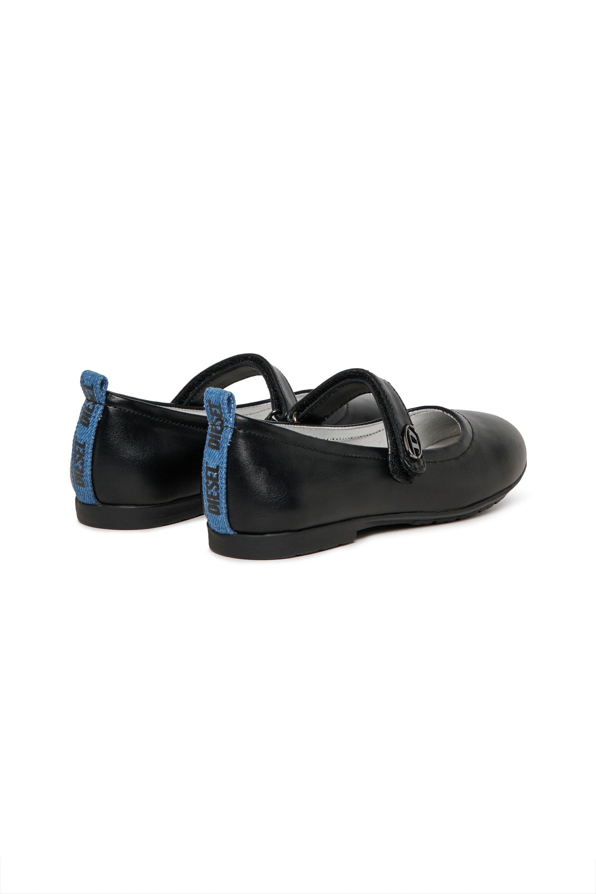 Ballet flat with logo
