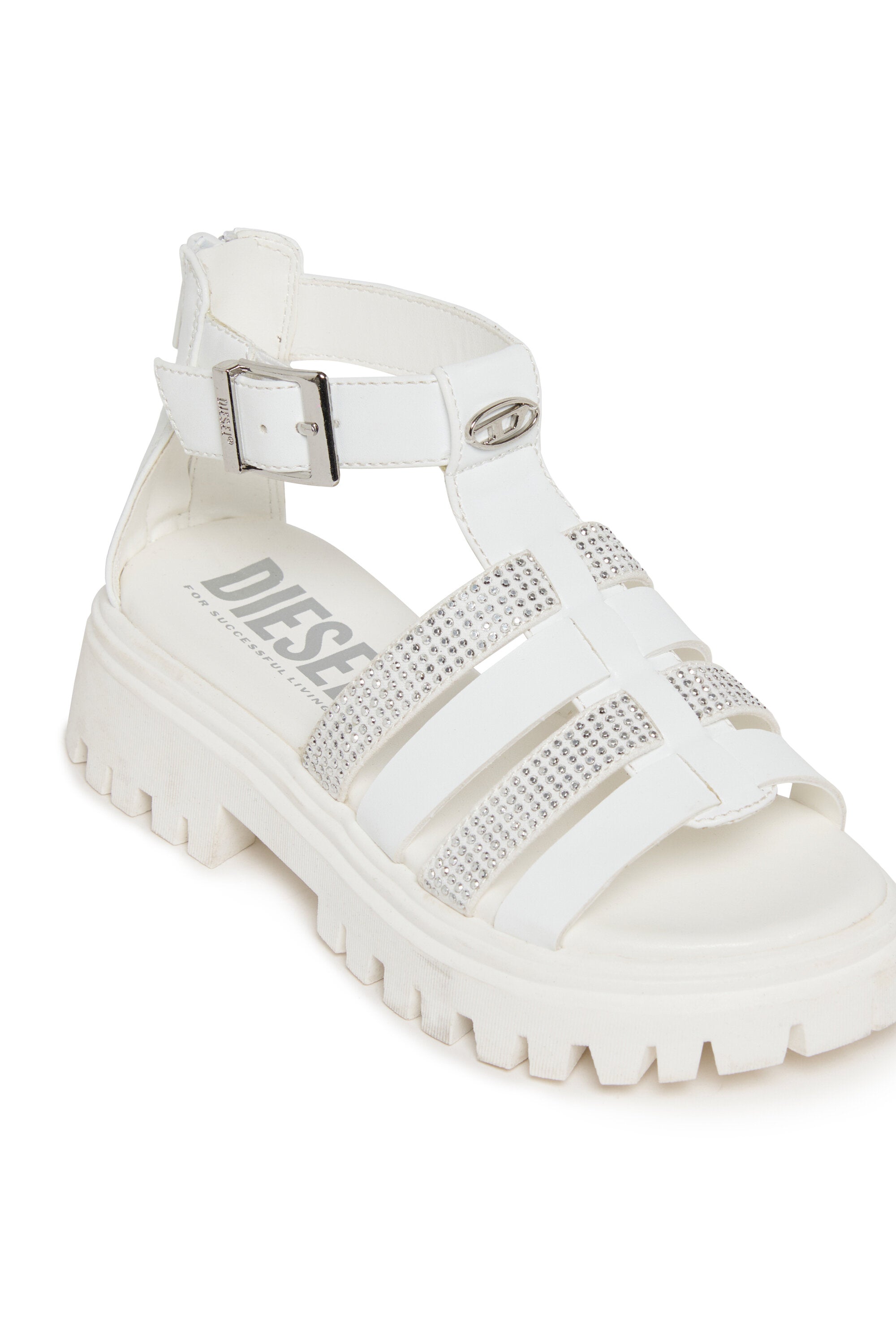 Sandals with logo