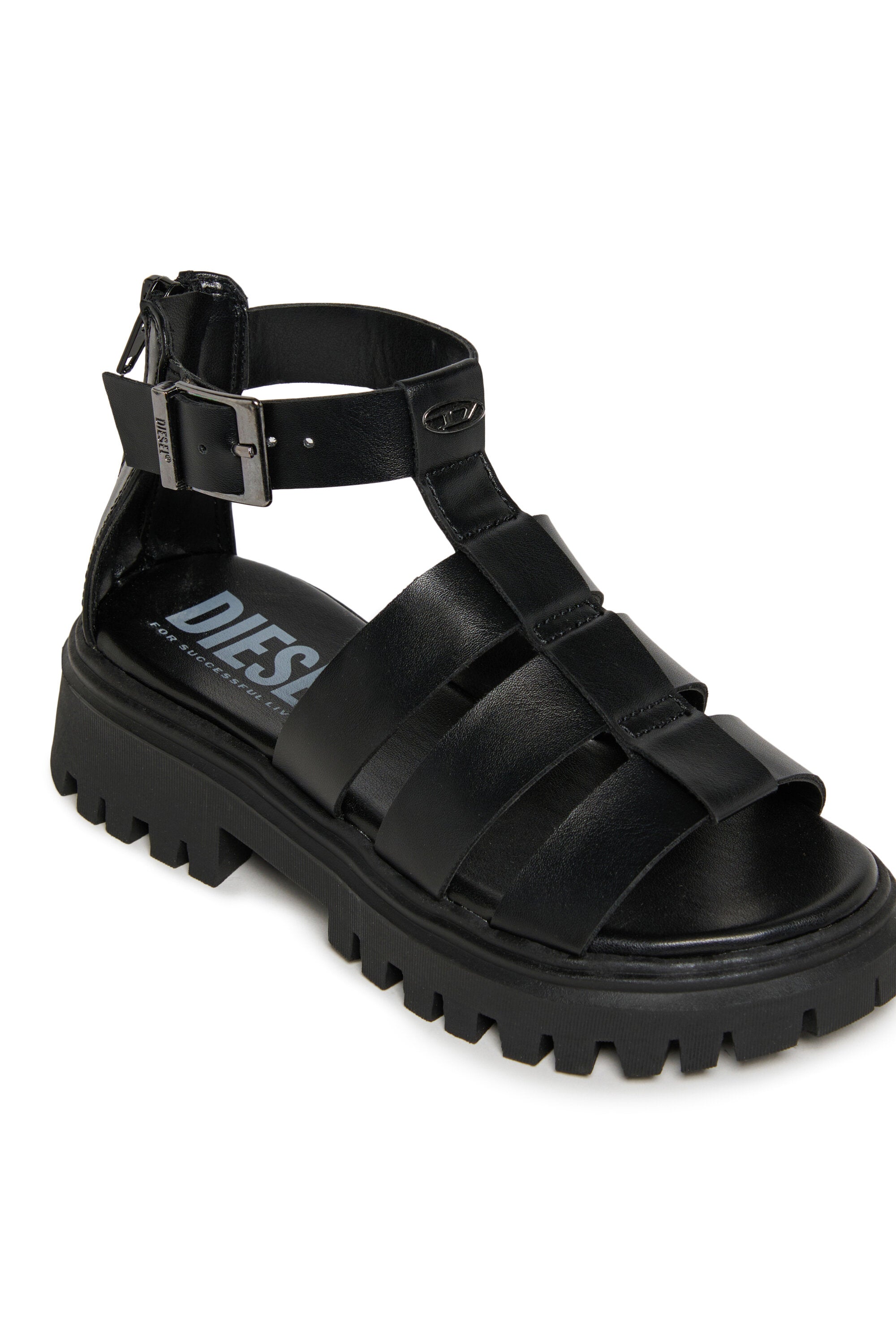 Sandals with logo