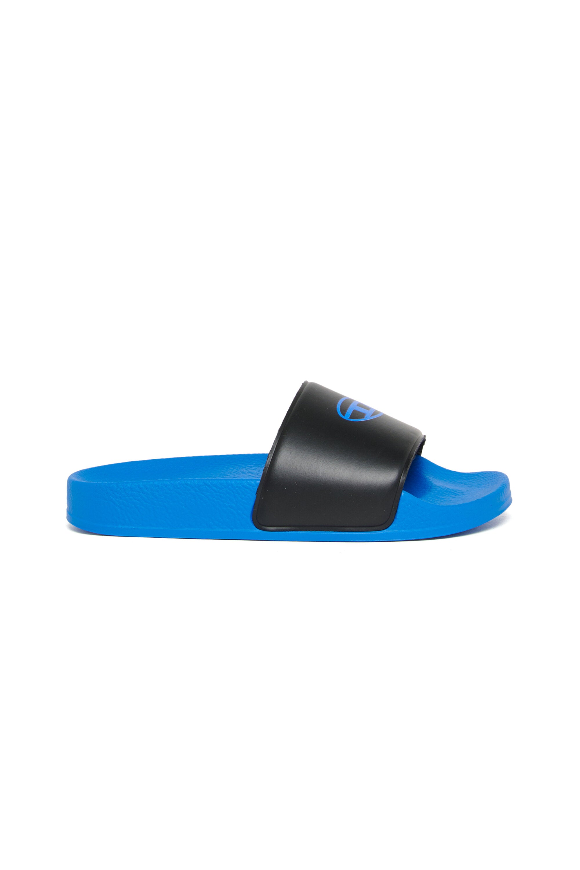 Slide sandals with logo