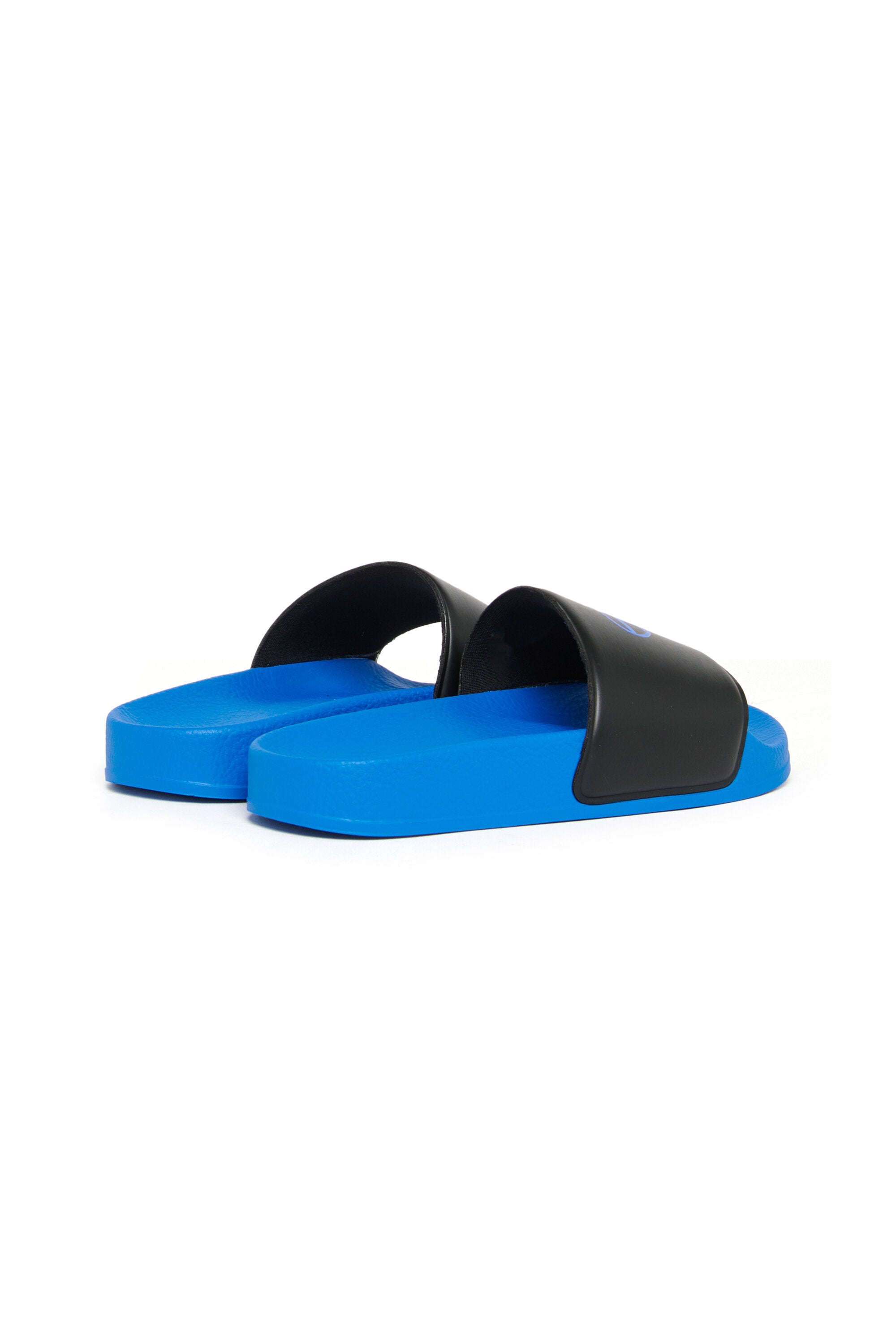 Slide sandals with logo