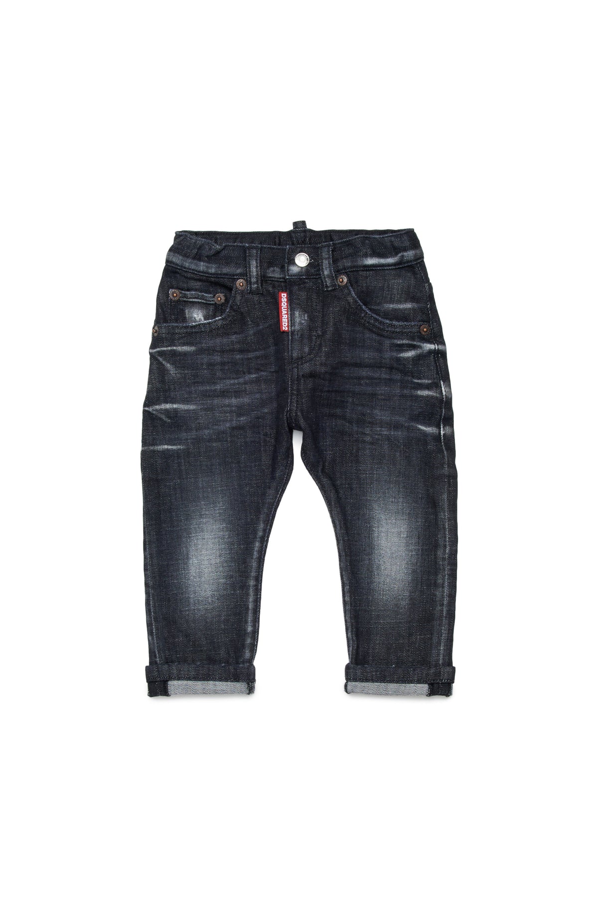 Faded black jeans