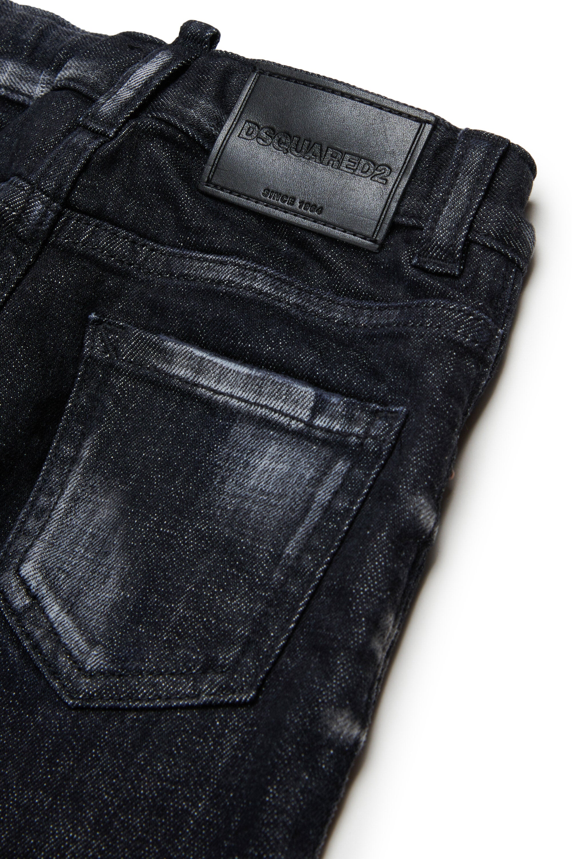 Faded black jeans