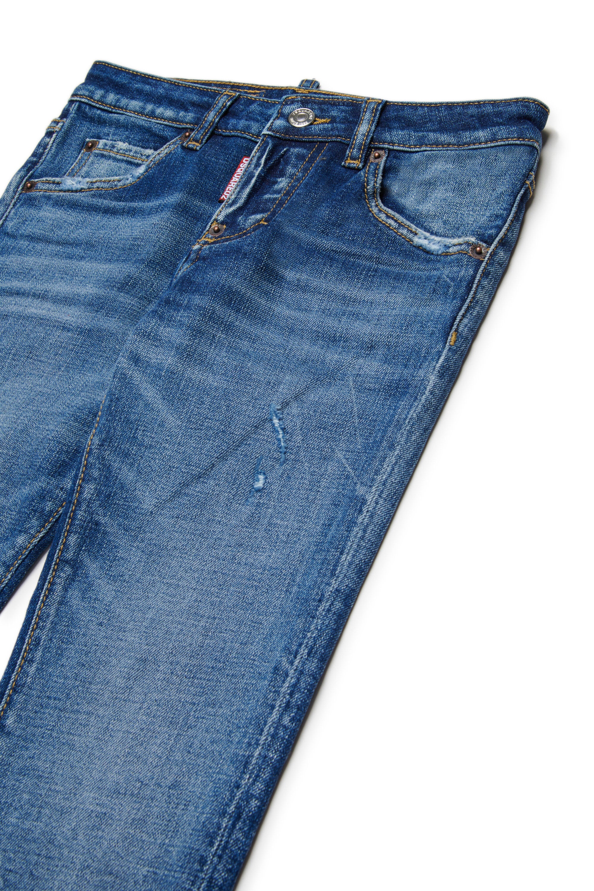 Medium blue slim jeans with abrasions - Cool Girl