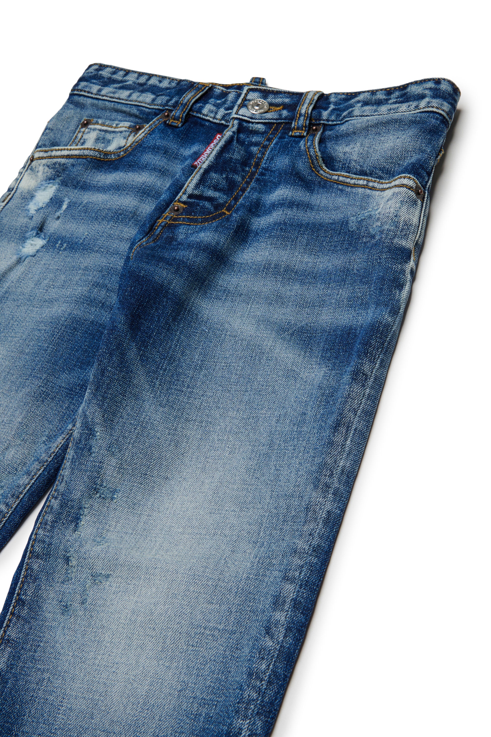 Straight-leg light blue jeans with regular bottom - Stanislav