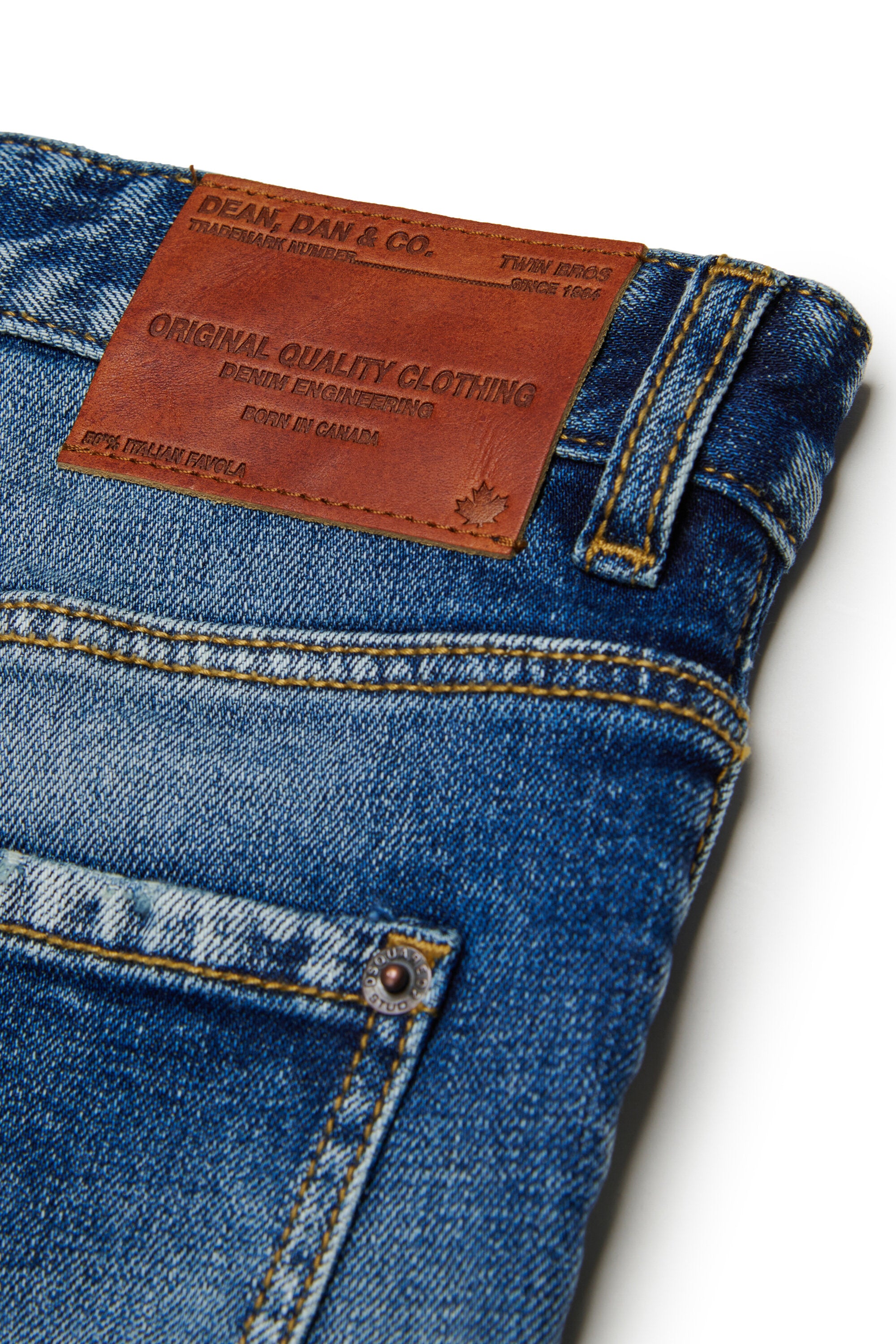 Straight-leg light blue jeans with regular bottom - Stanislav