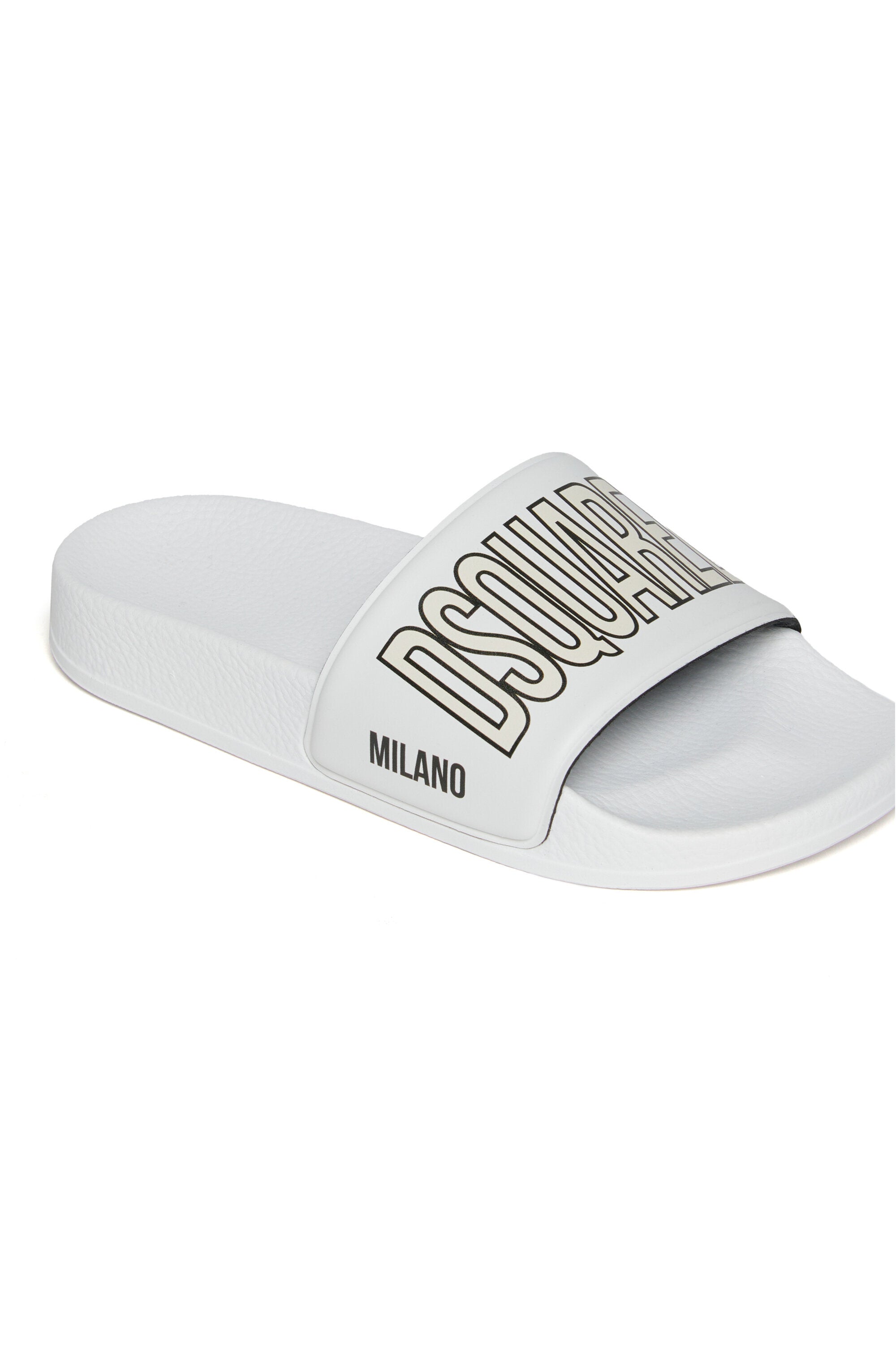 Branded slide slippers