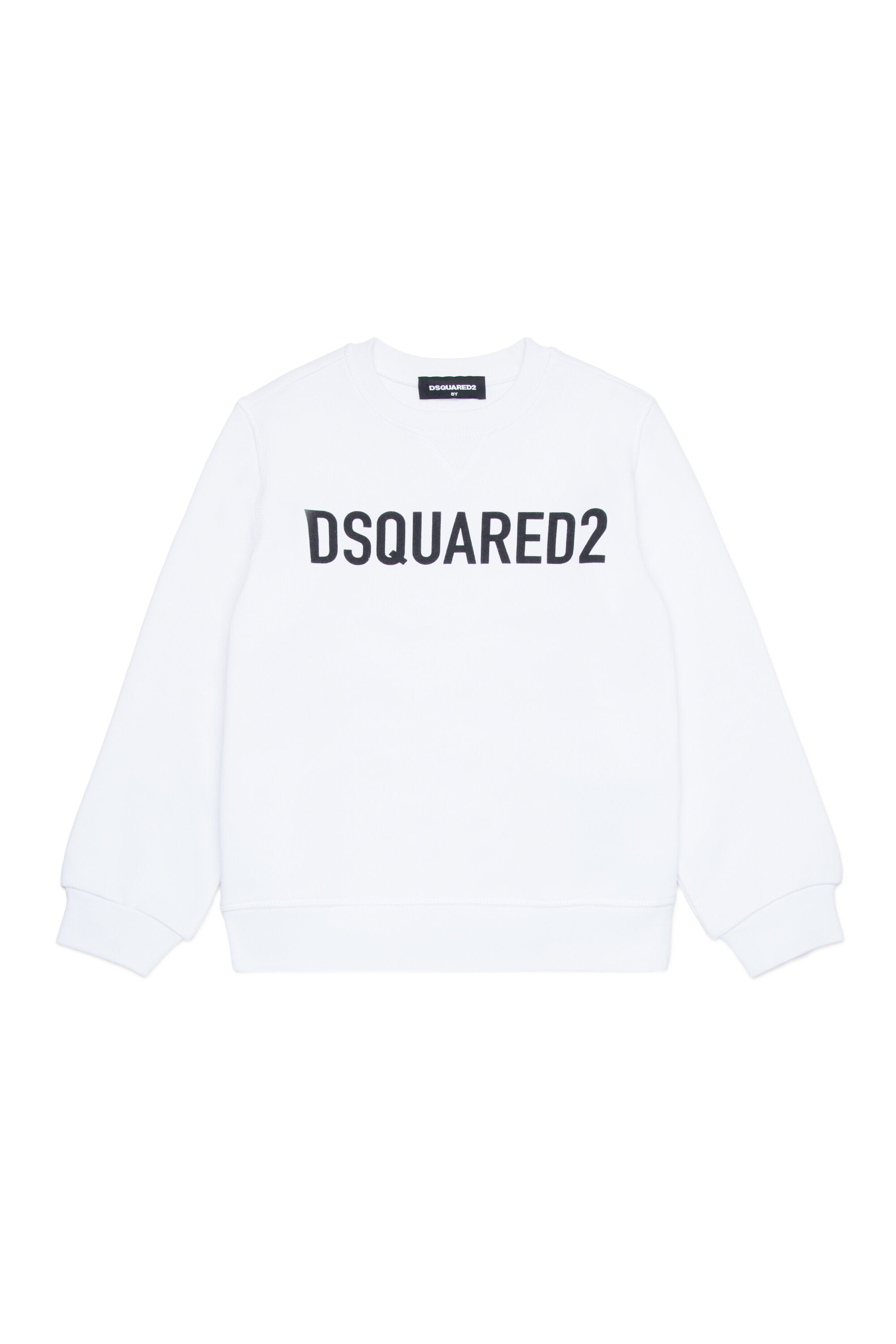 Branded crew-neck sweatshirt
