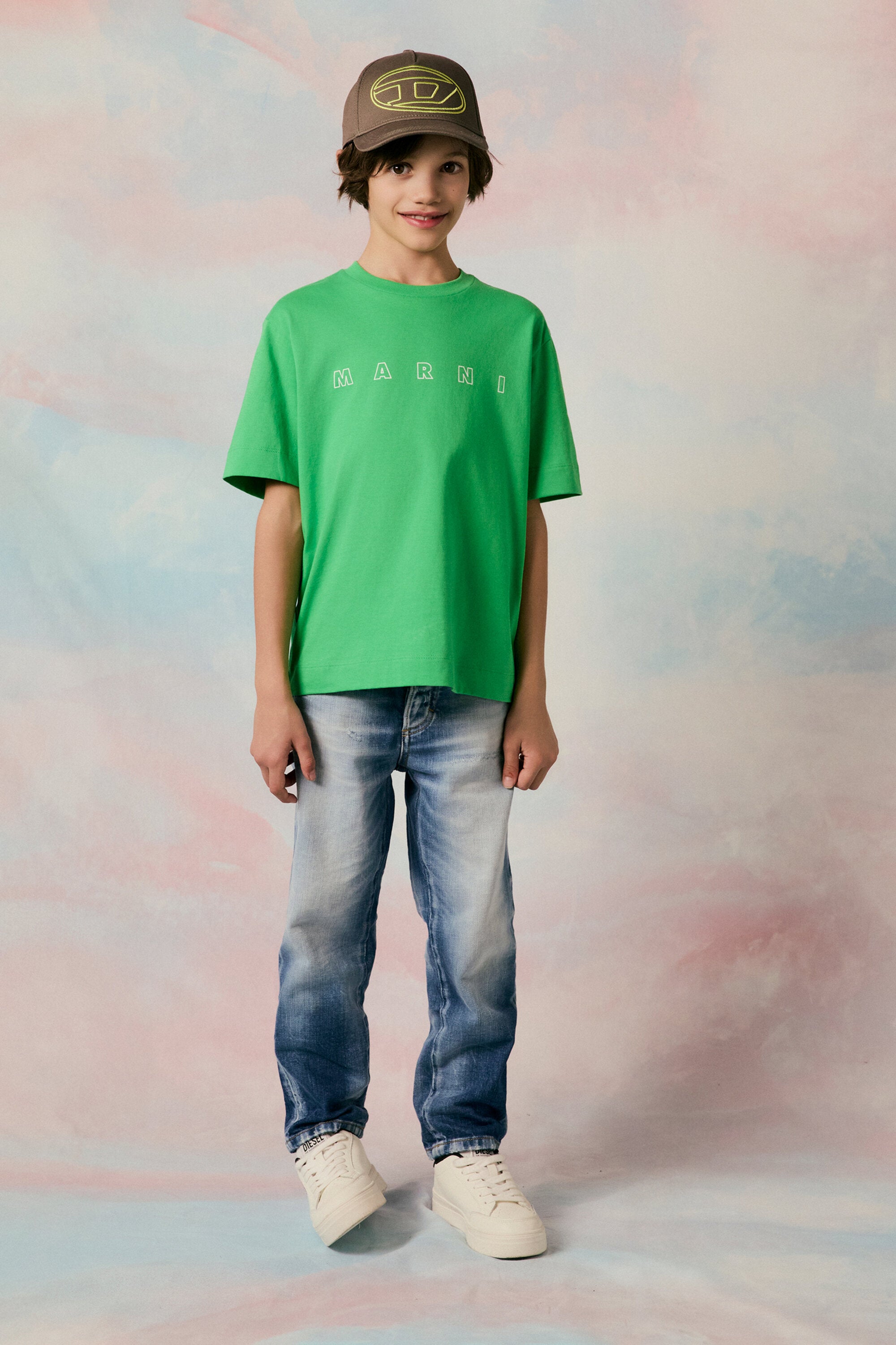 Medium blue straight jeans with rips - Boss 10