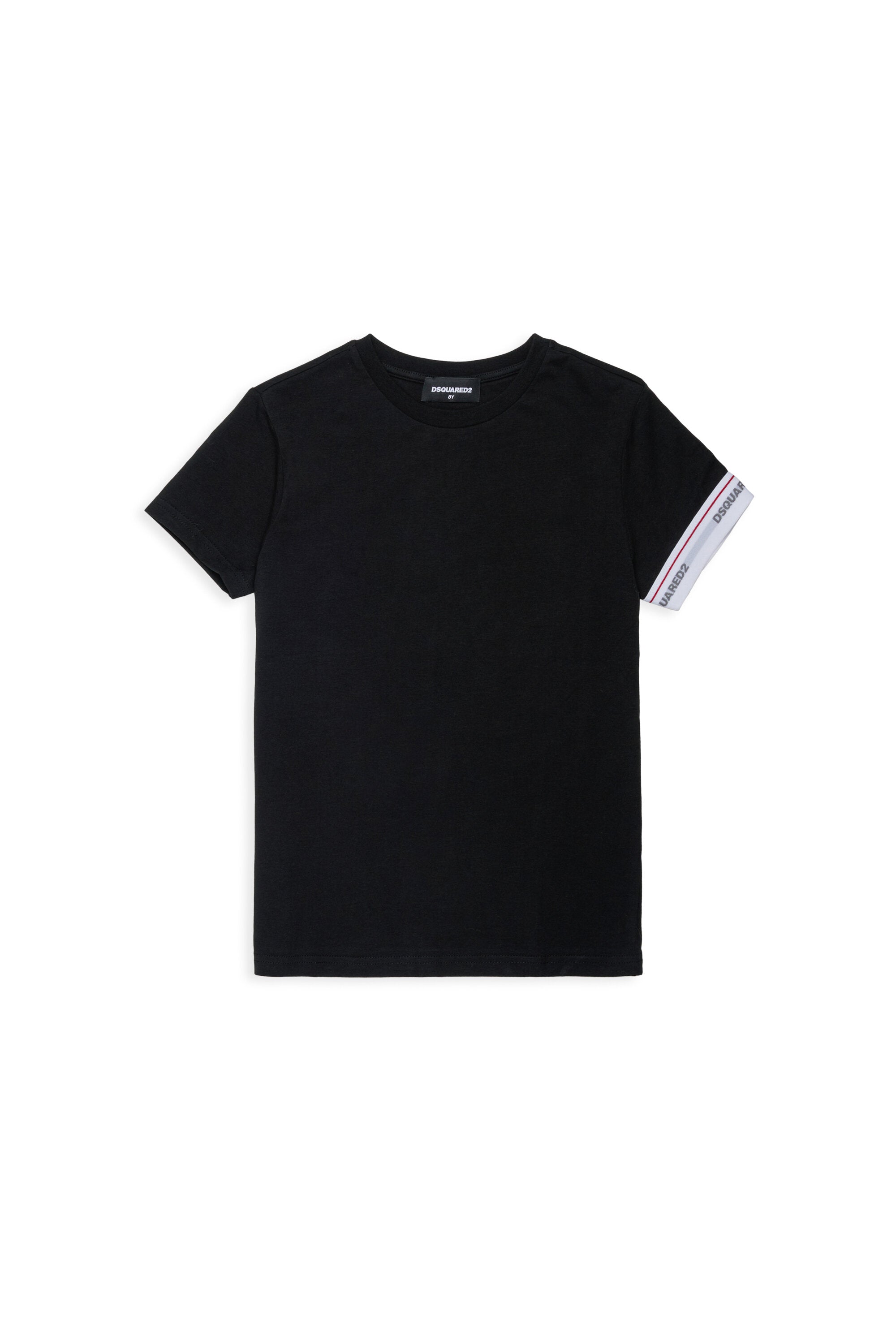 T-shirt with sleeve logo