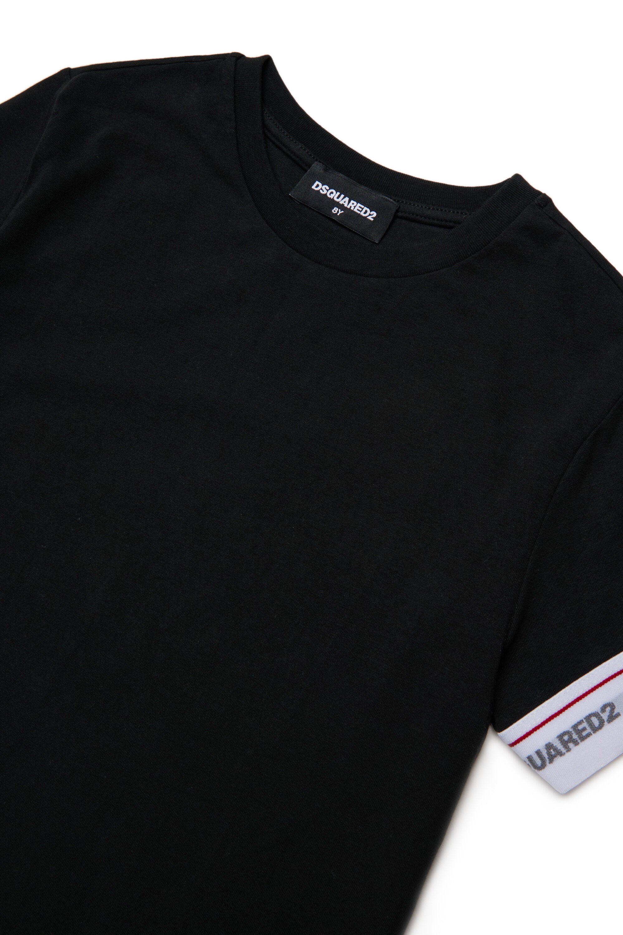 T-shirt with sleeve logo