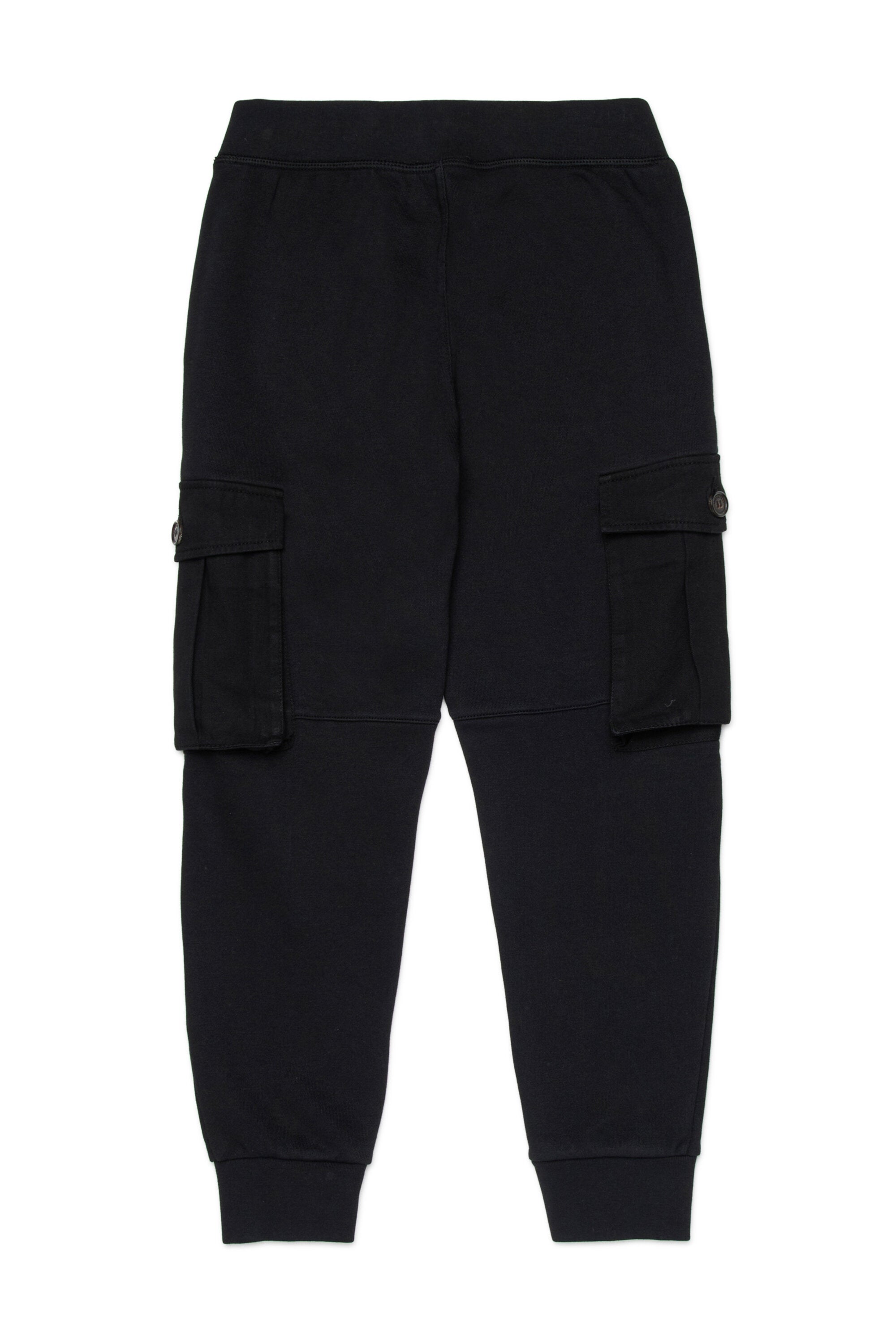 Fleece cargo pants with Maple Leaf