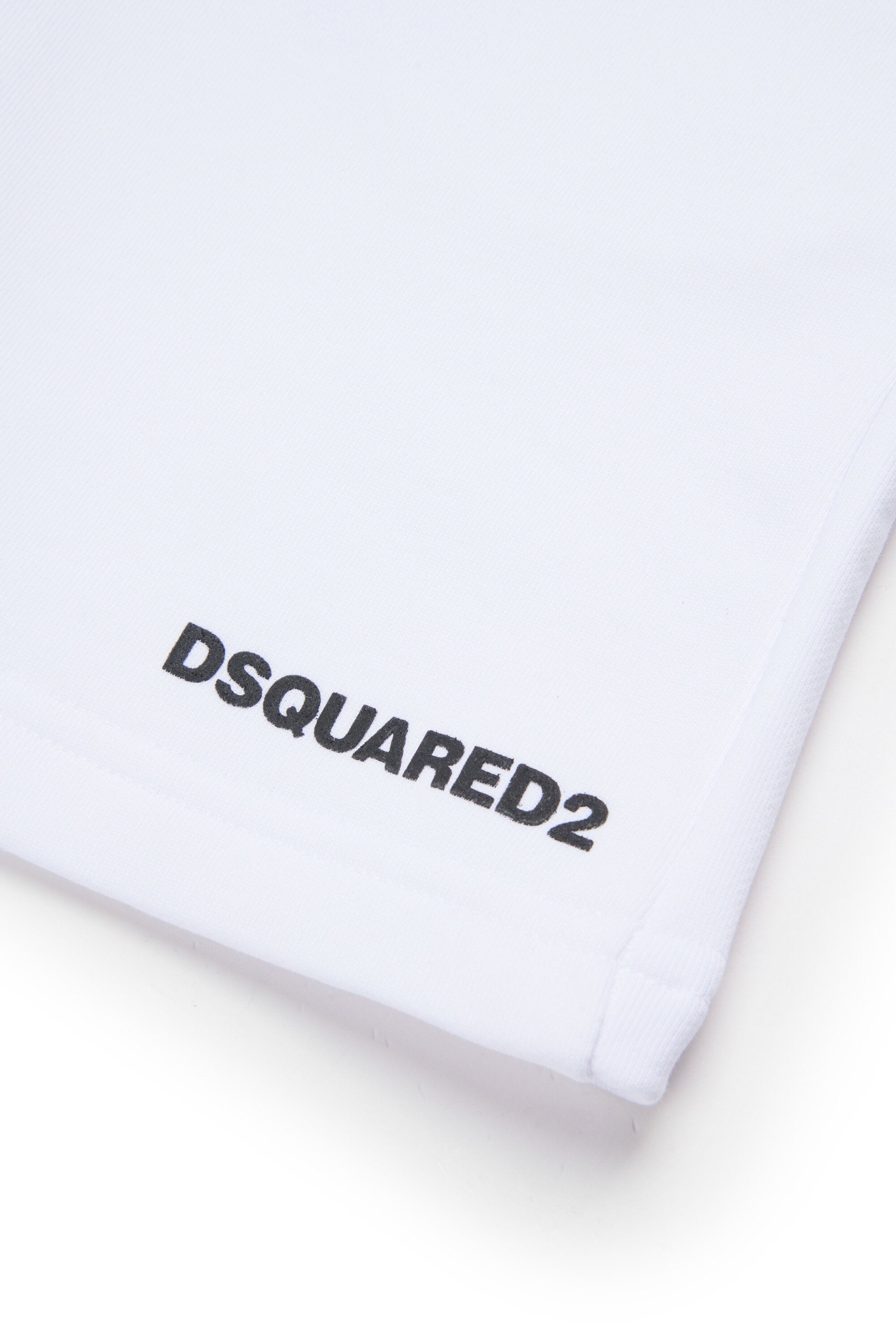 Branded fleece shorts