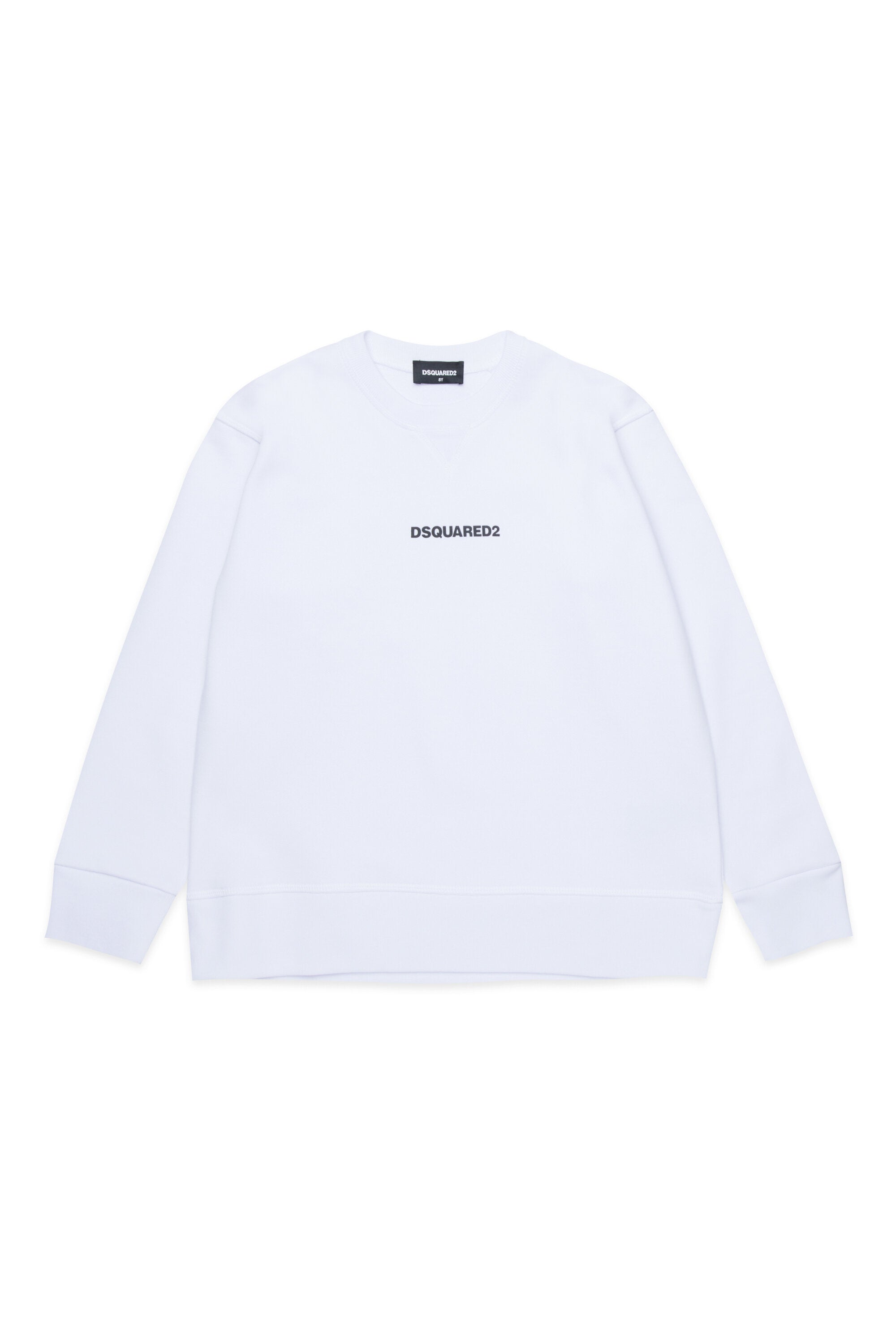 Branded cotton sweatshirt