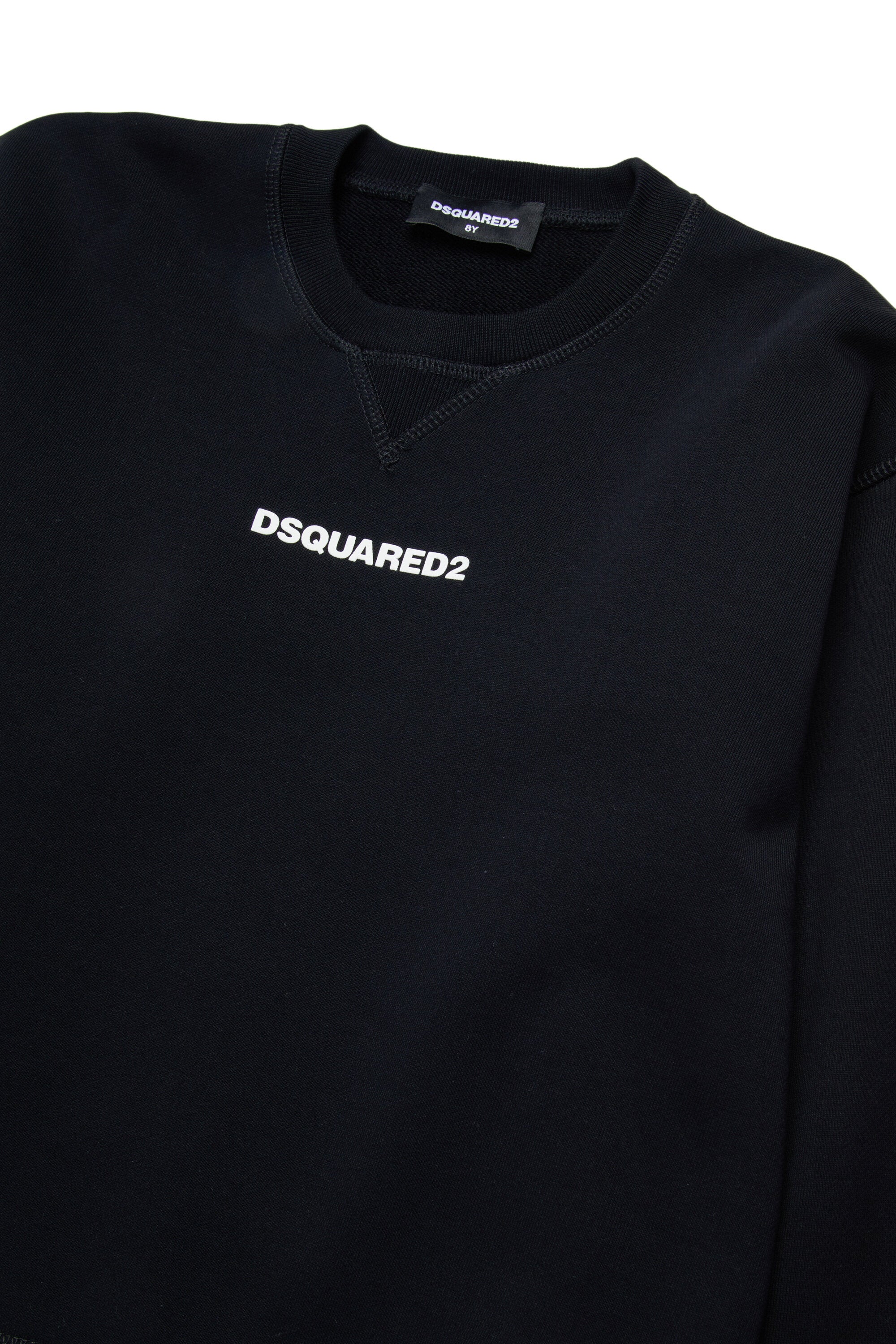 Branded cotton sweatshirt