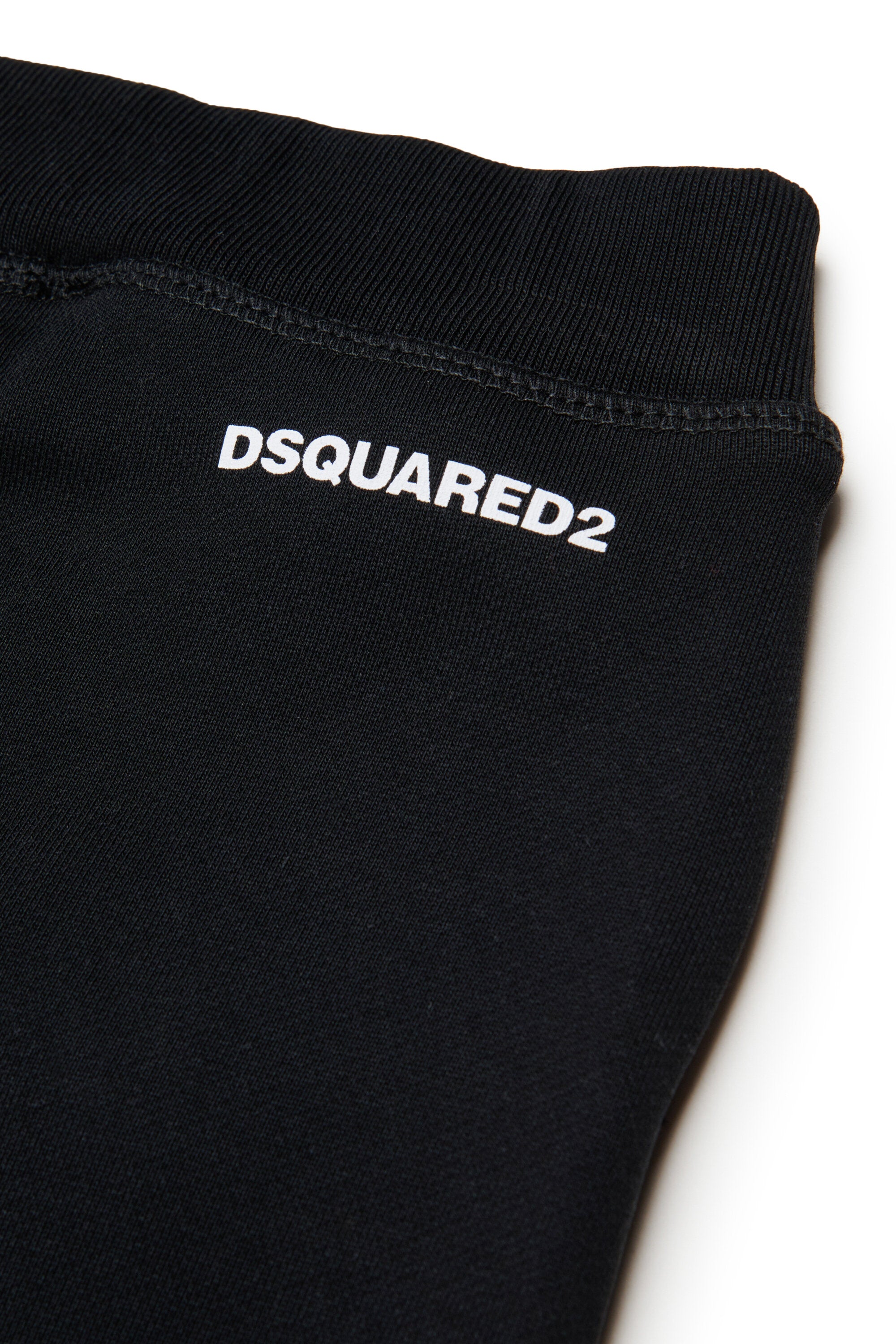 Fleece jogger pants with Dsquared2 logo