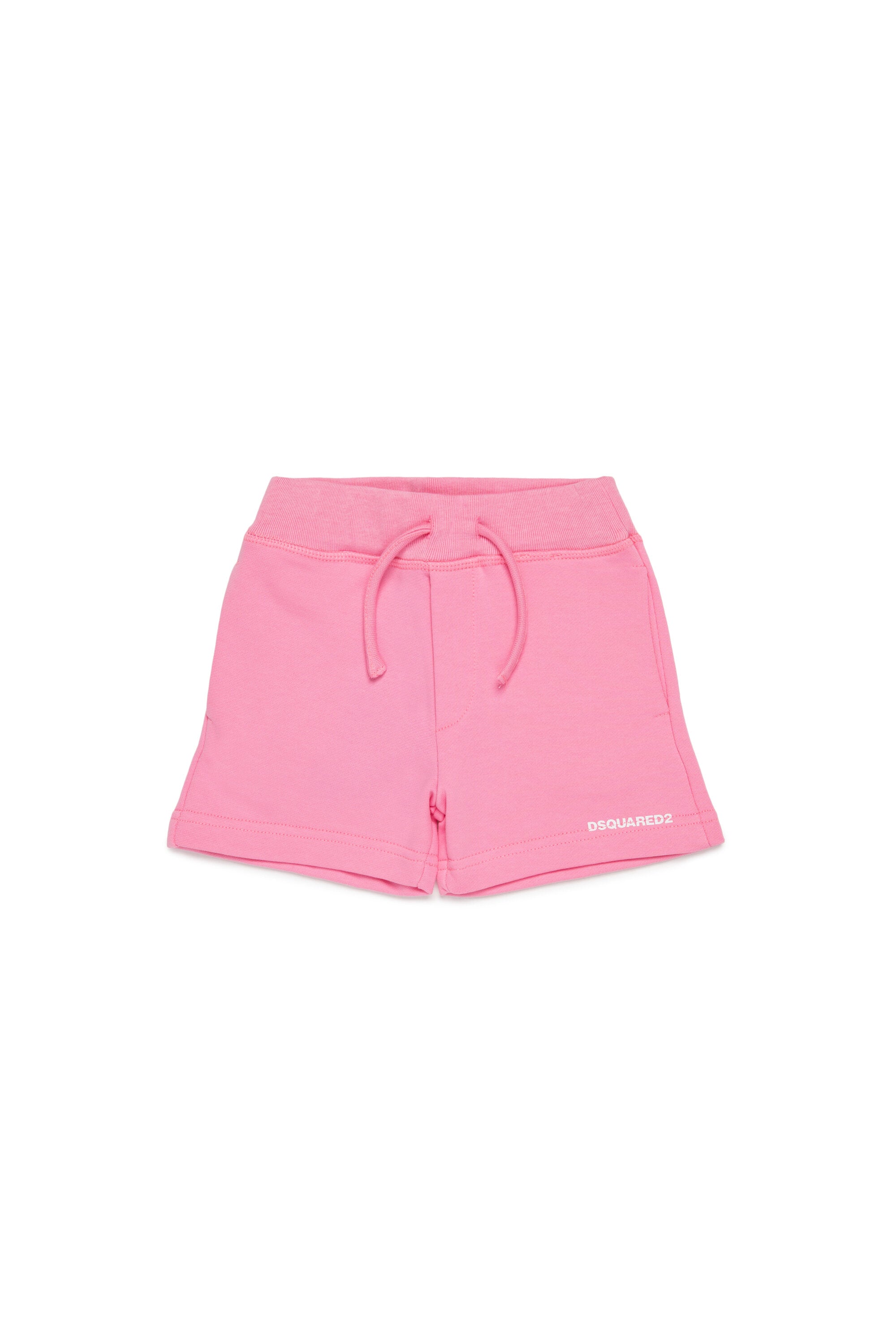 Fleece shorts with Dsquared2 logo