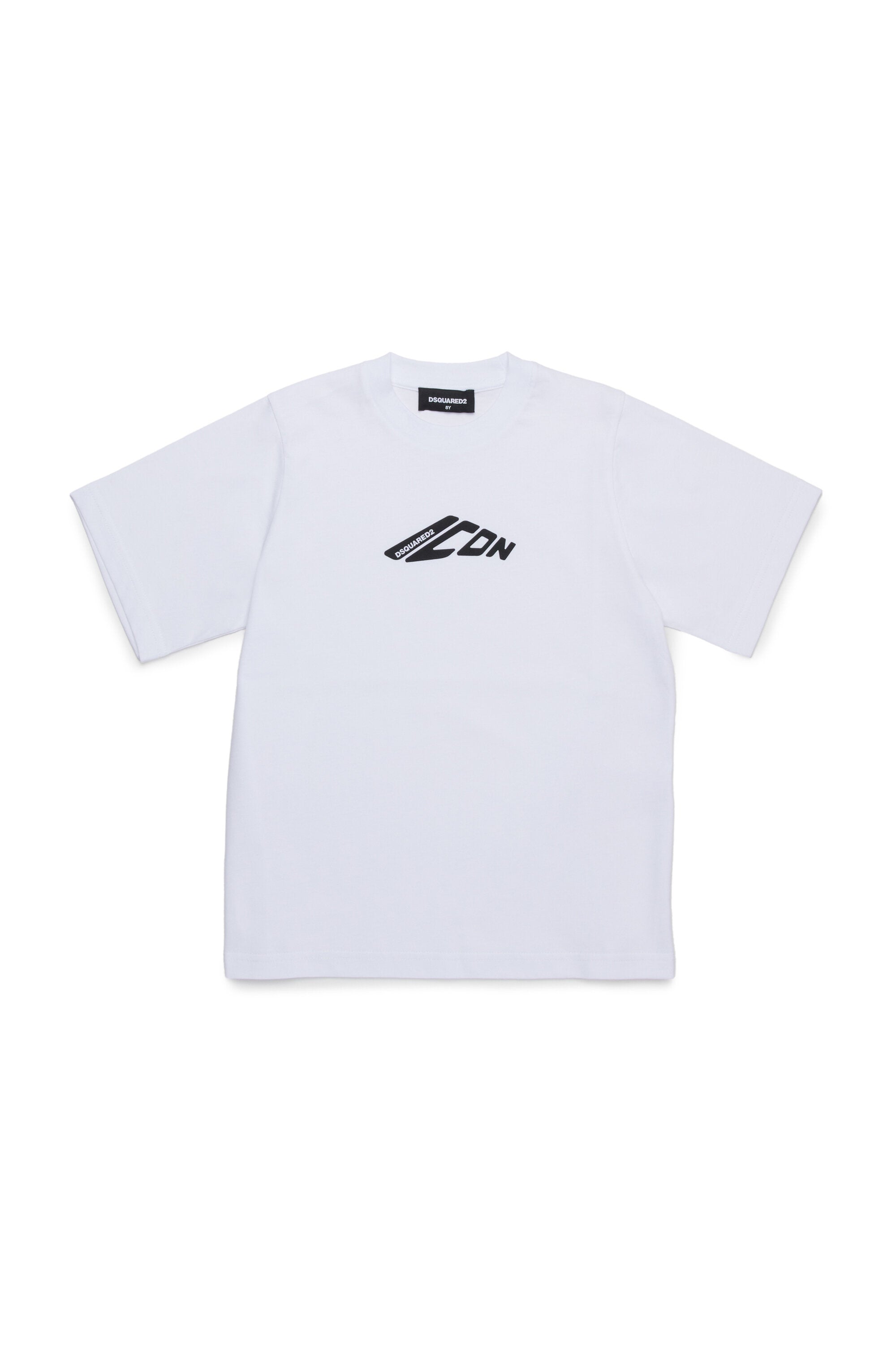 T-shirt with contrasting logo