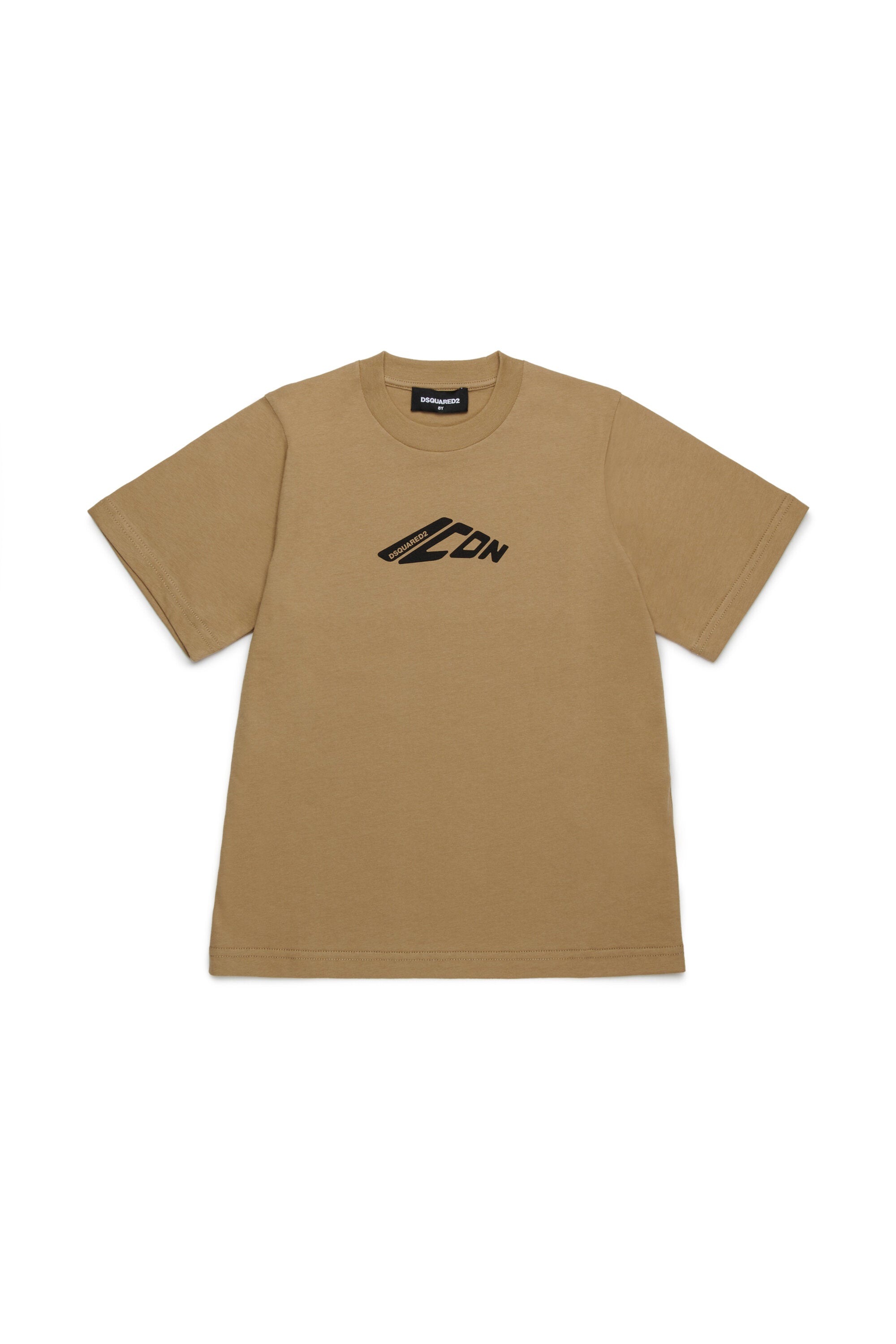 T-shirt with contrasting logo