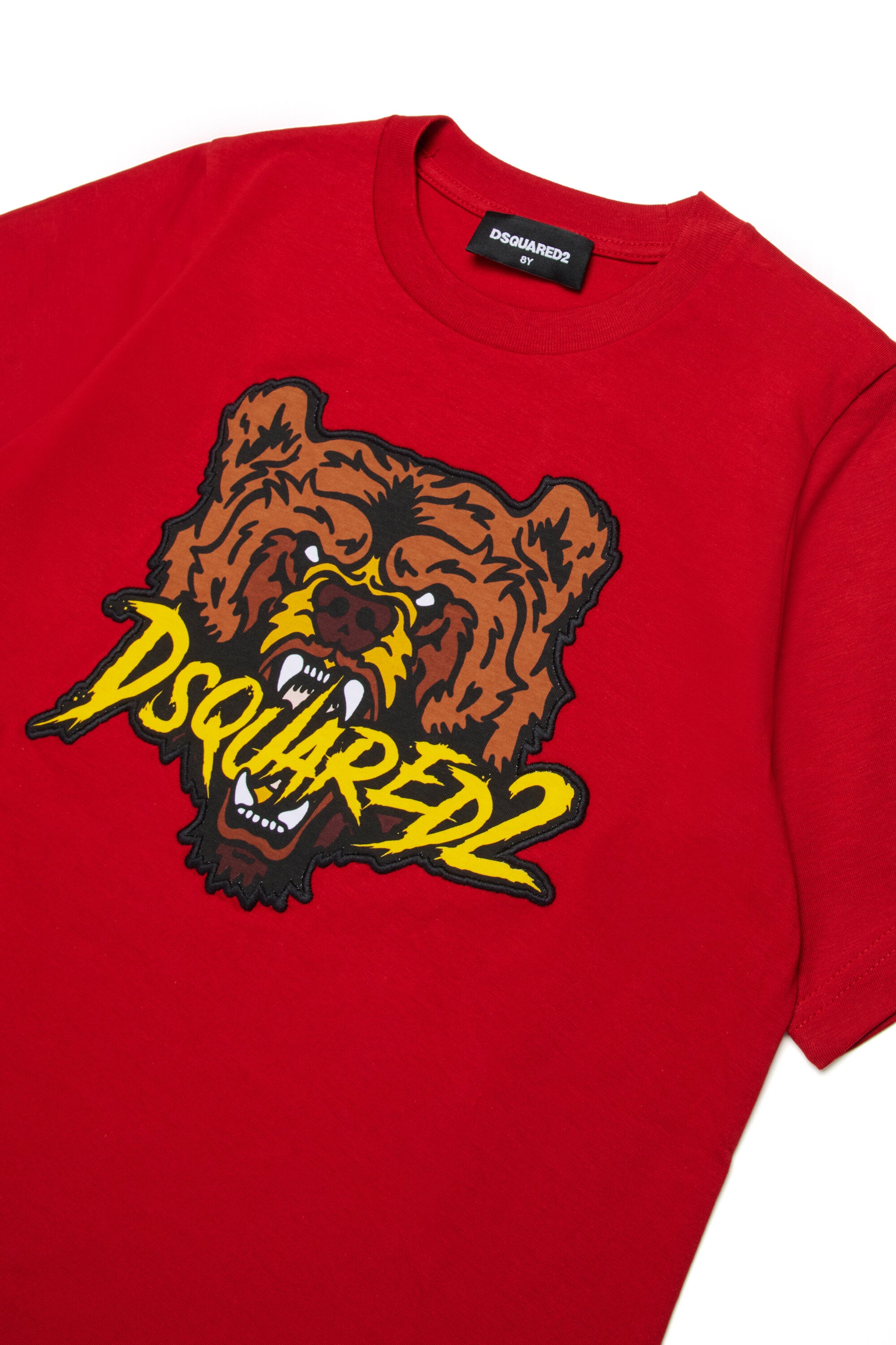 Bear patch jersey T-shirt