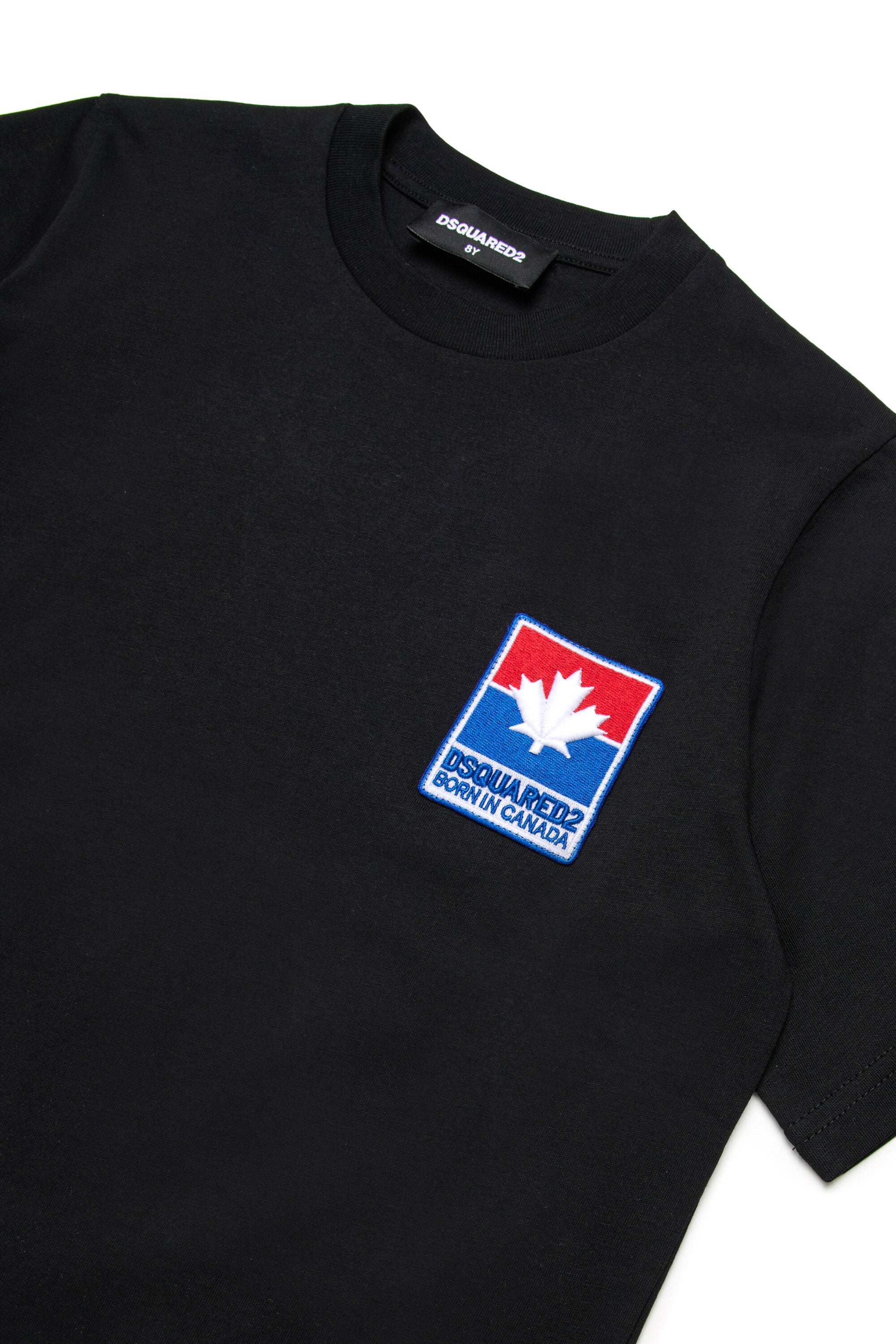 Jersey T-shirt with patch logo