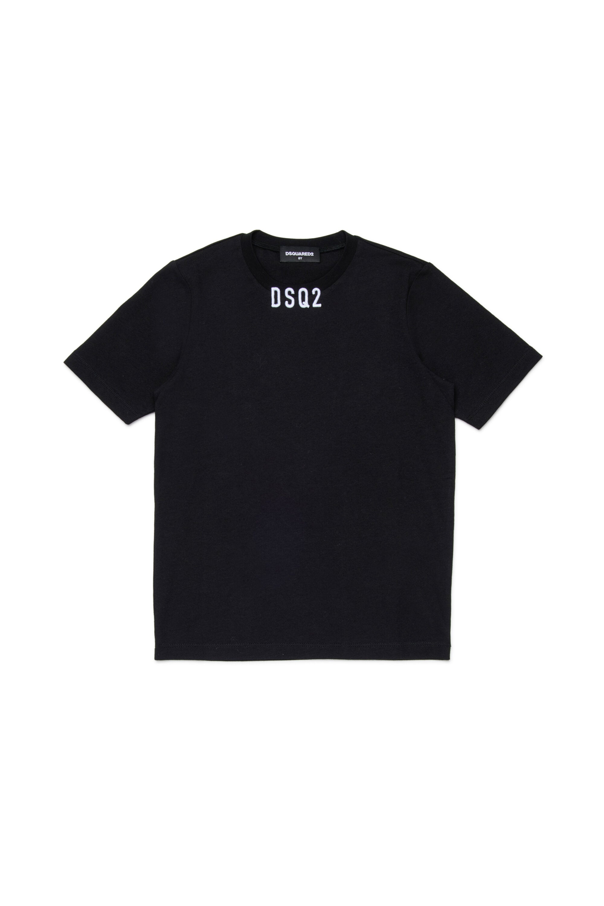 Jersey T-shirt with embroidered logo