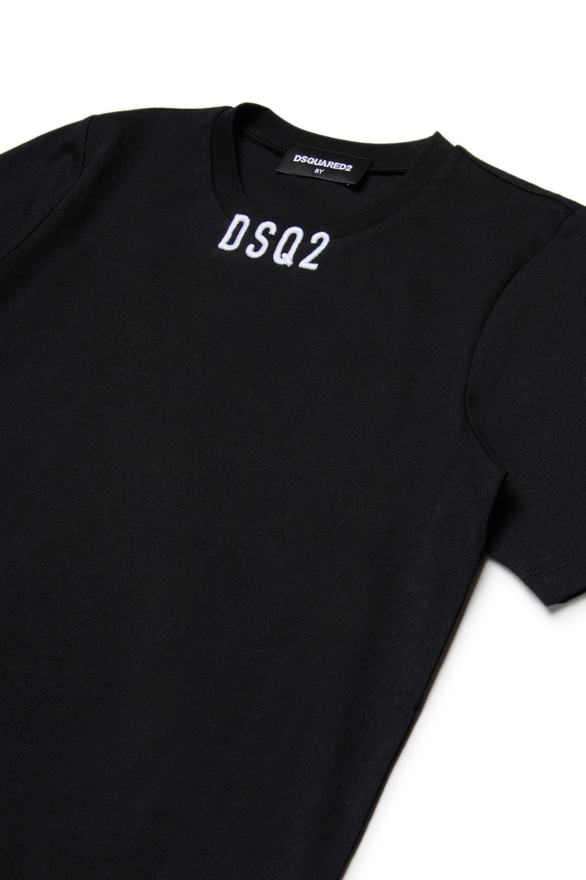 Jersey T-shirt with embroidered logo