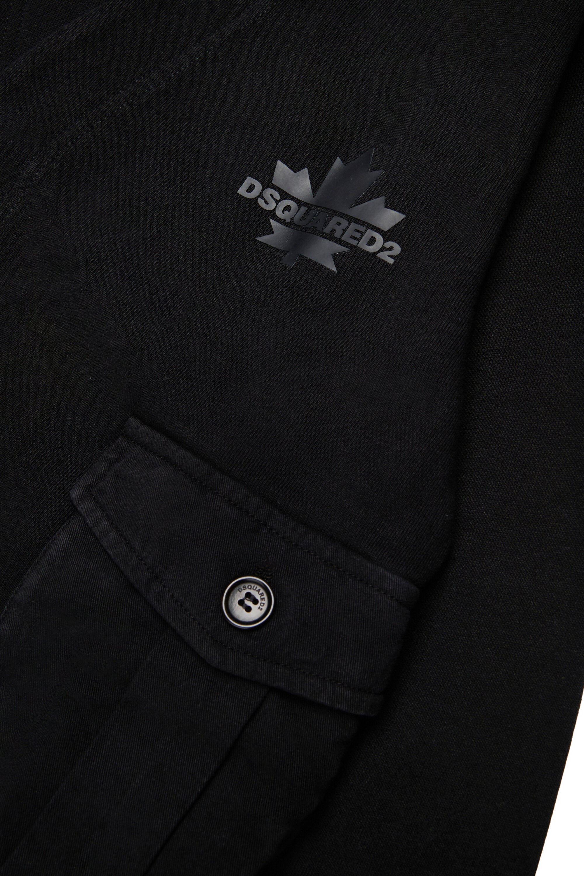 Cardigan-style sweatshirt with Maple Leaf logo