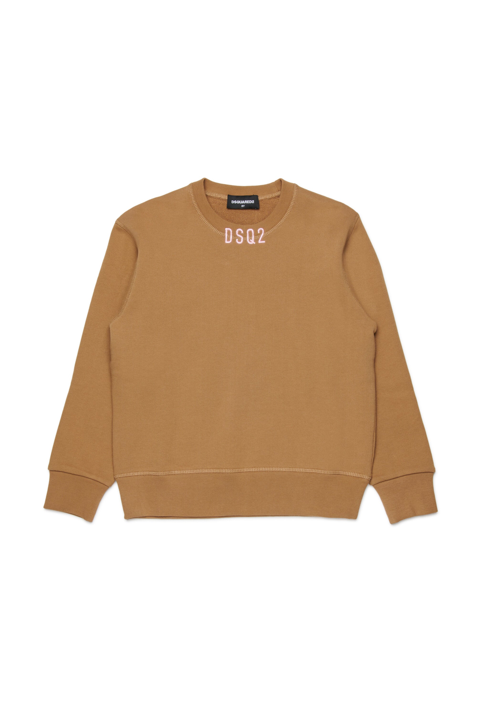 Crewneck sweatshirt with embroidered logo