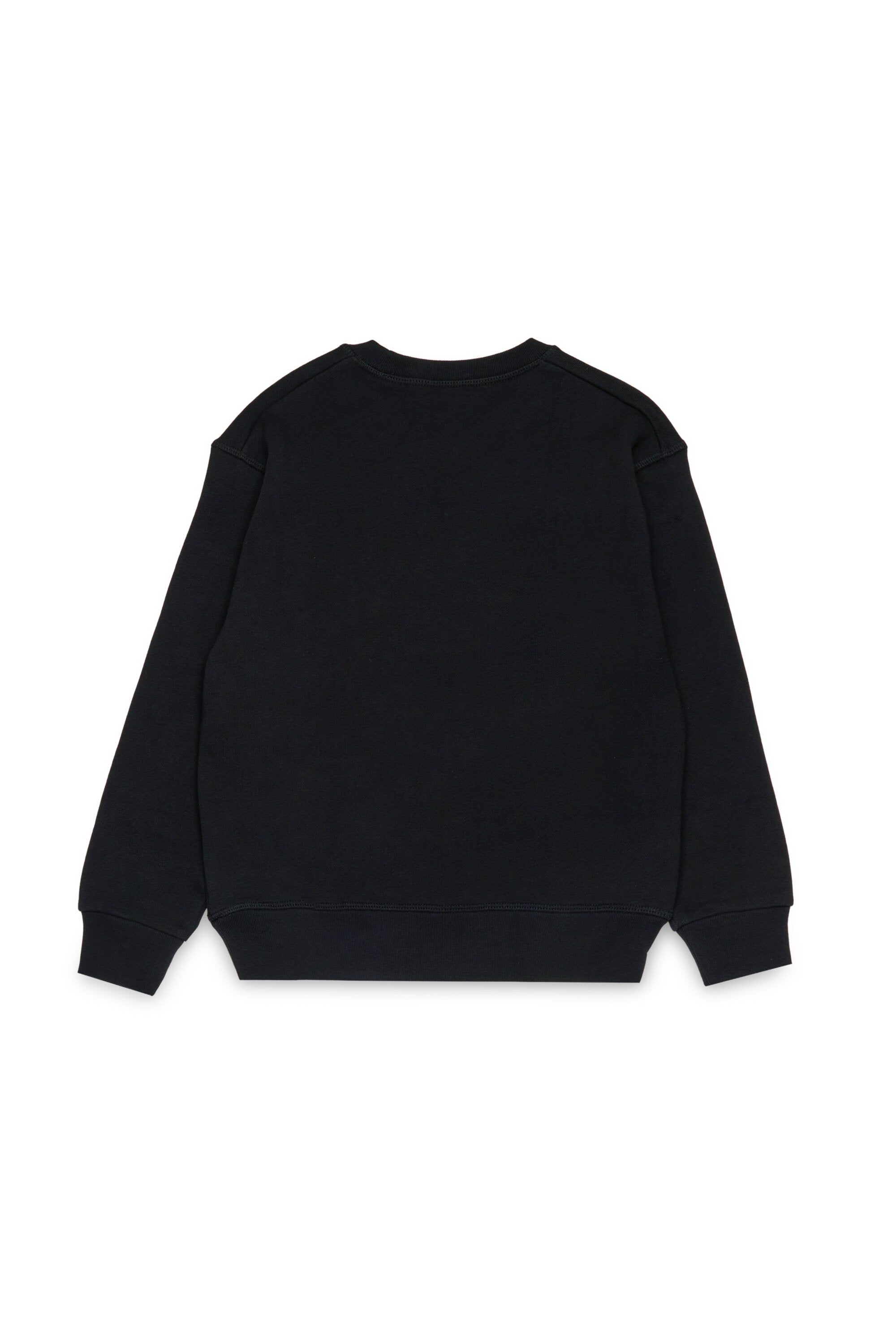 Crewneck sweatshirt with embroidered logo