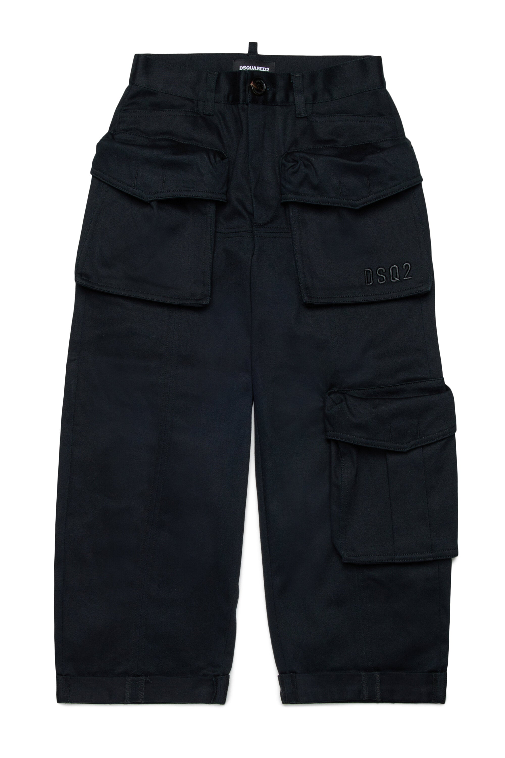 Gabardine cargo pants