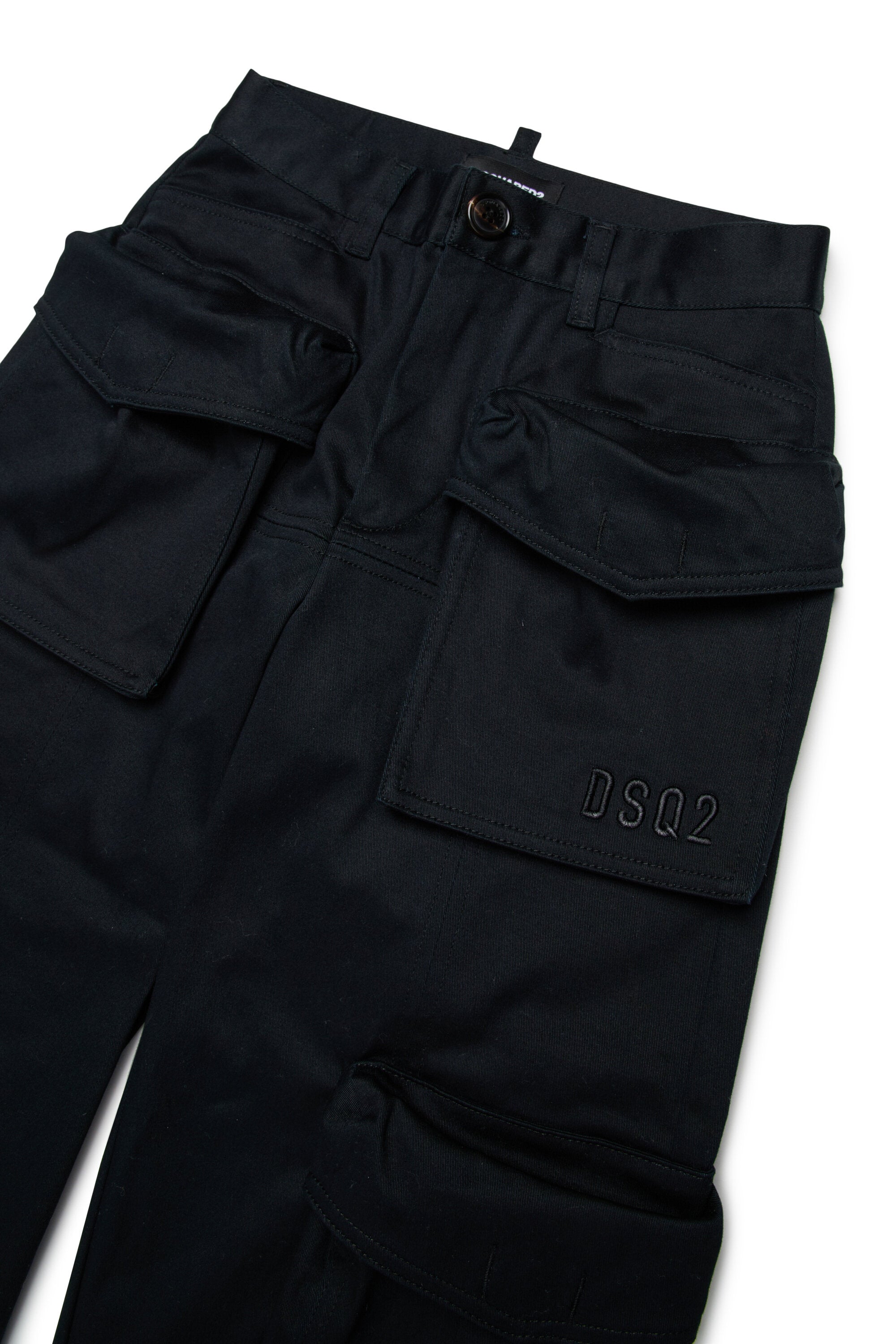 Gabardine cargo pants
