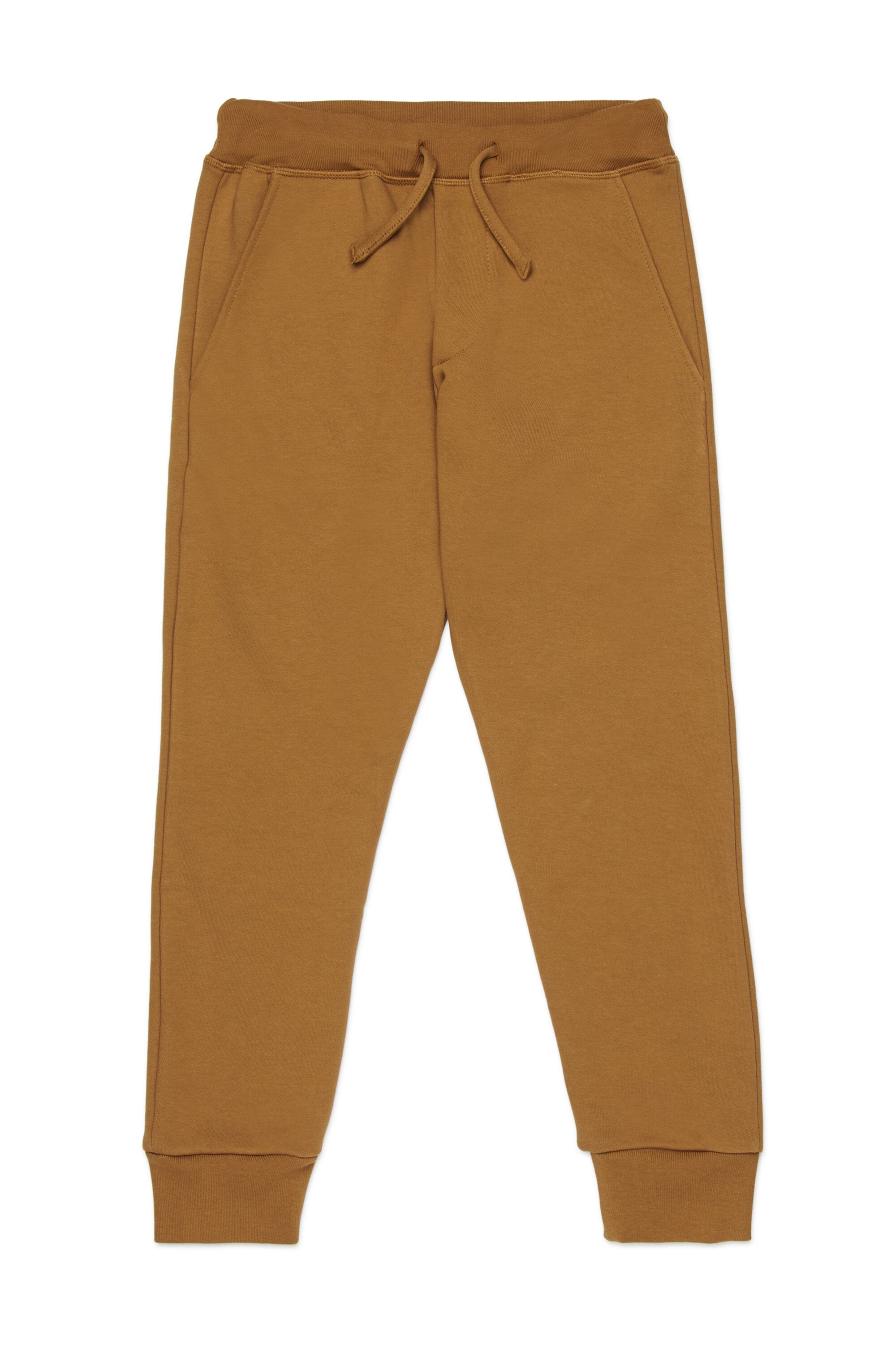 Fleece jogger pants with logo