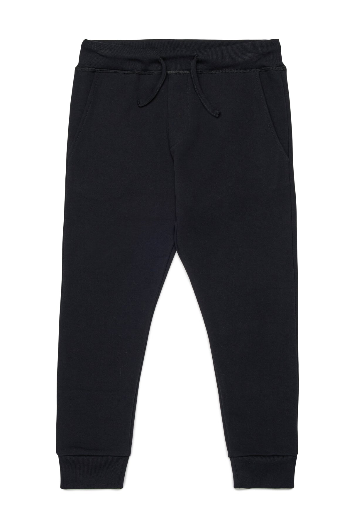 Fleece jogger pants with logo