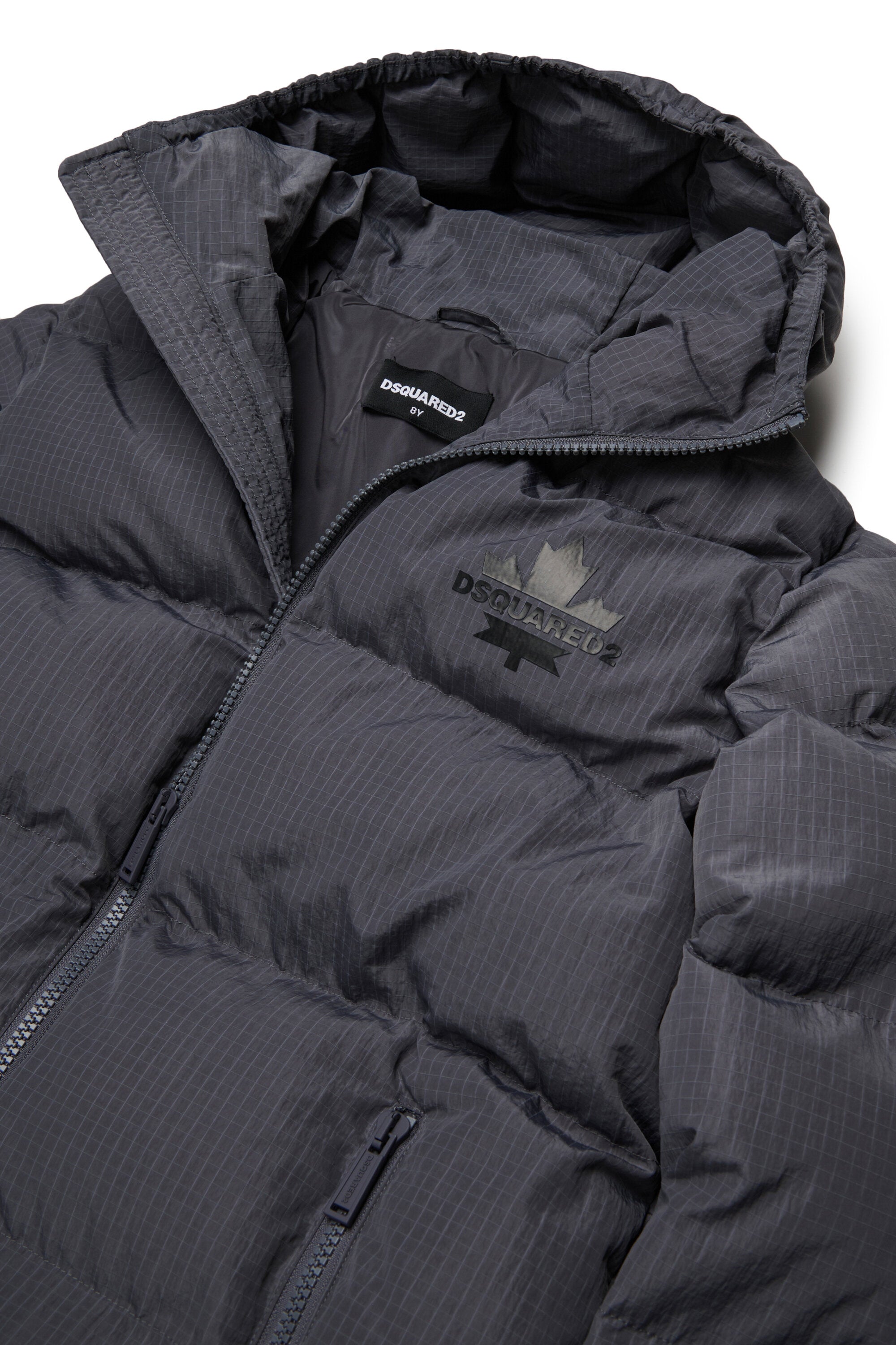 Padded jacket with logo