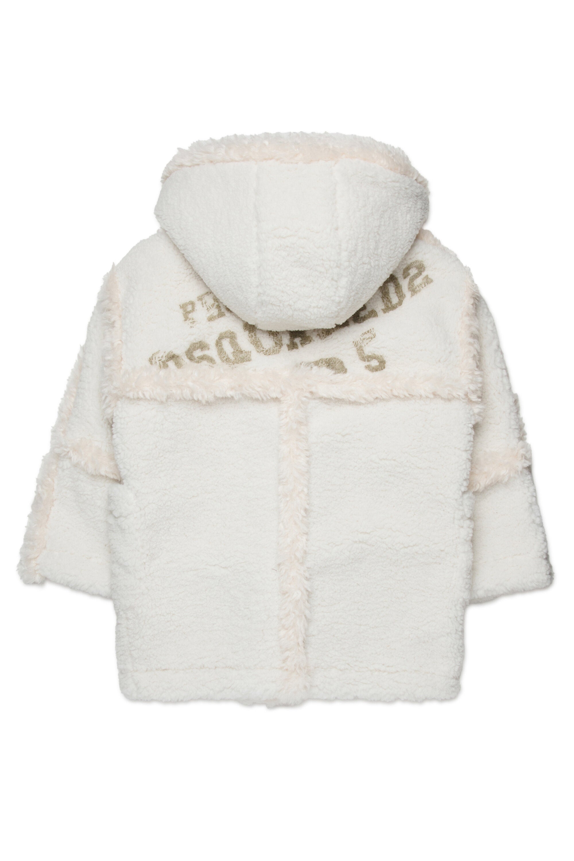 Shearling-effect duffle jacket