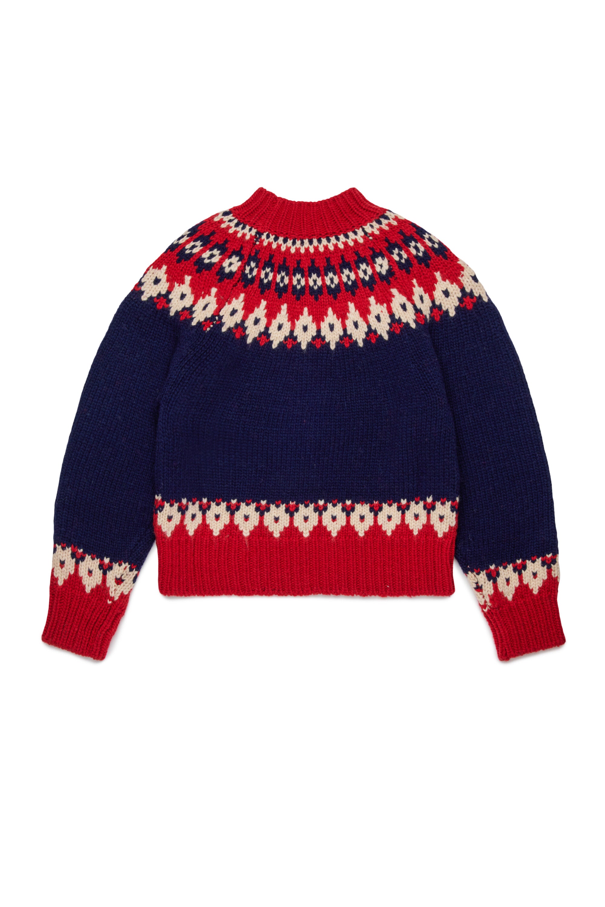 Norwegian wool blend turtleneck pullover