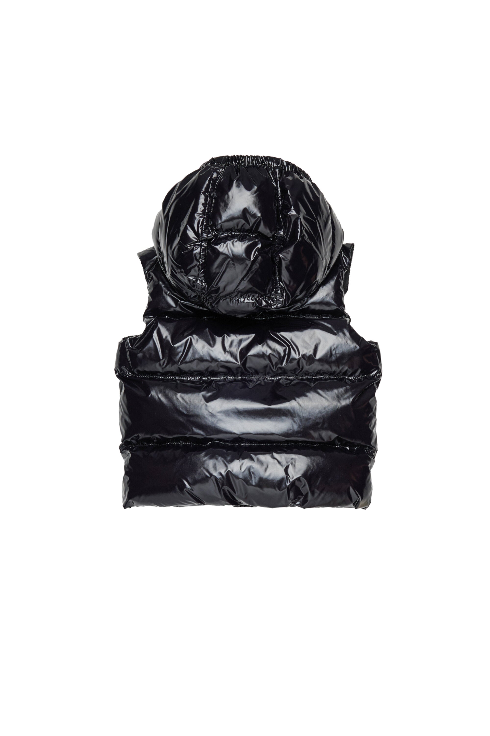 Glossy padded vest with logo Maple Leaf