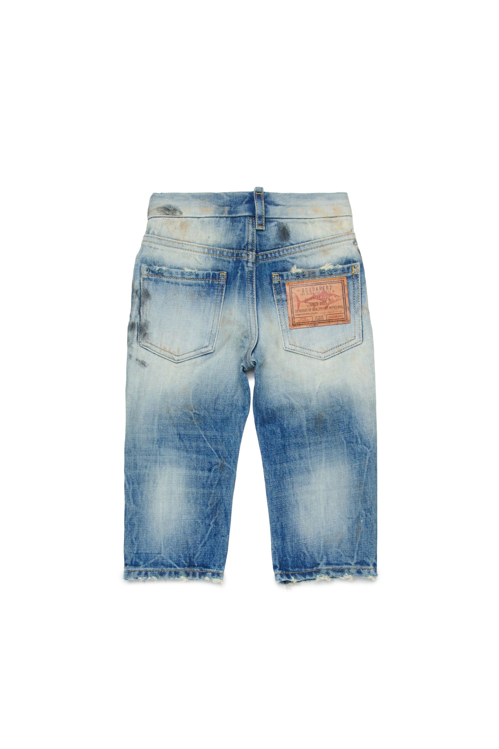 Regular jeans in light blue wash