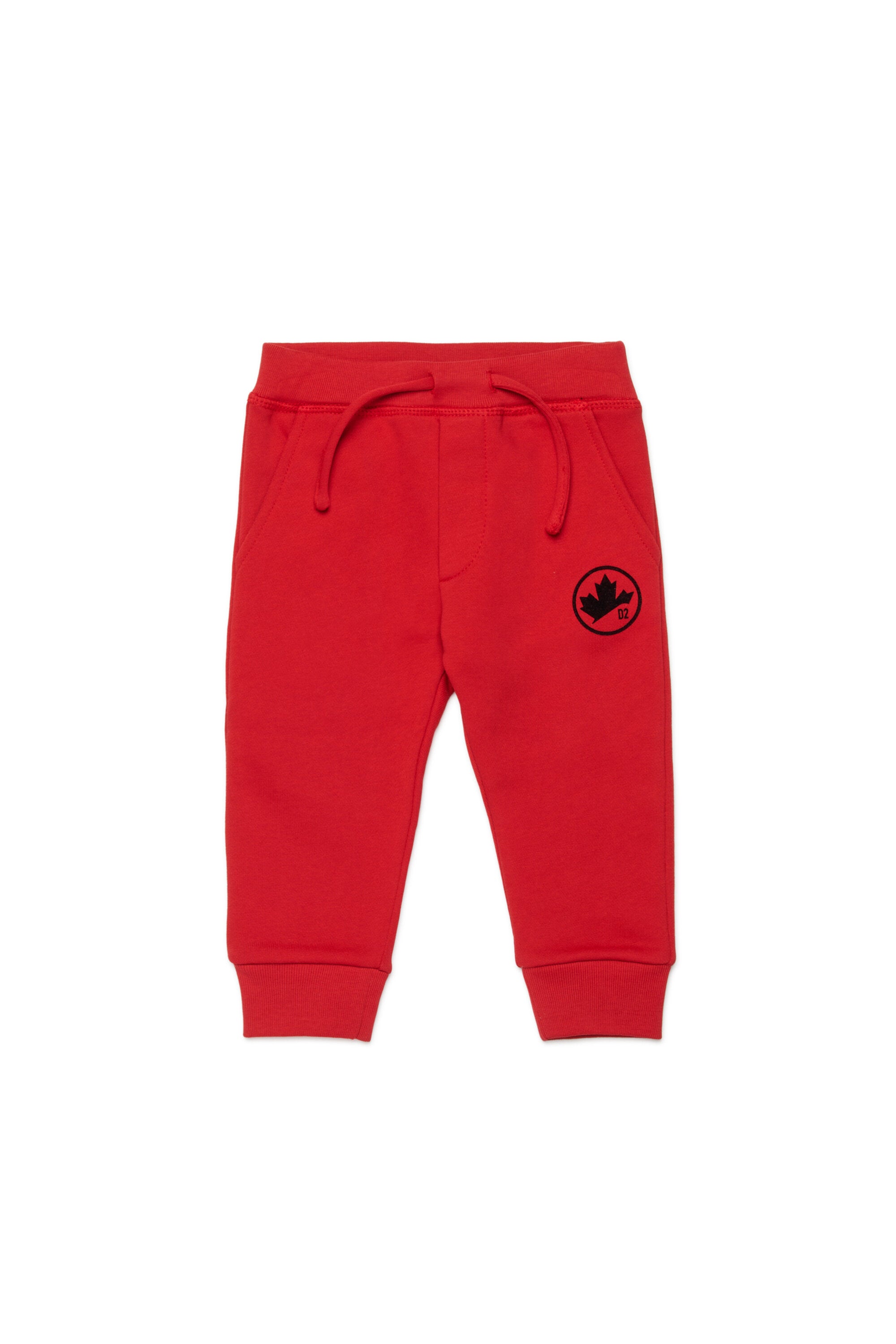 Fleece jogger pants with logo Carpet Stitch