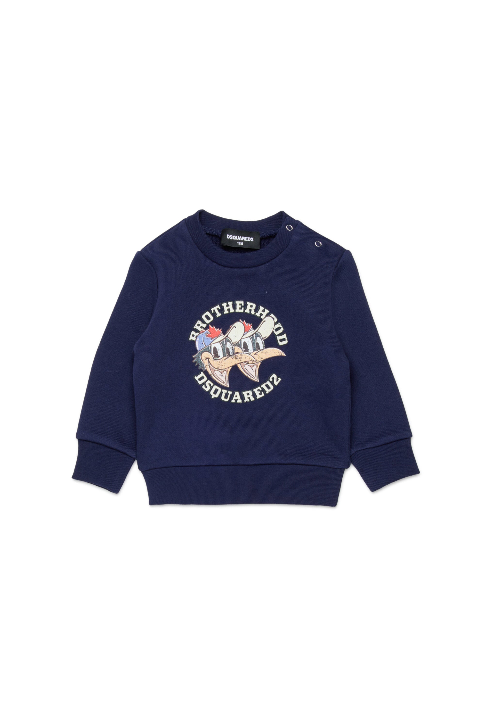 Brotherhood print crew-neck sweatshirt