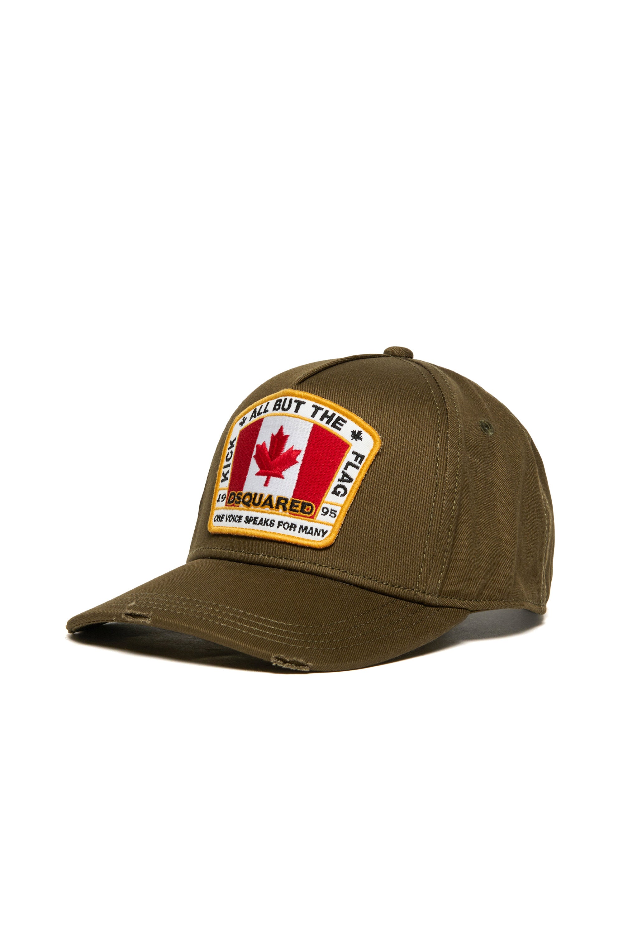 Gabardine baseball cap with Canada patch