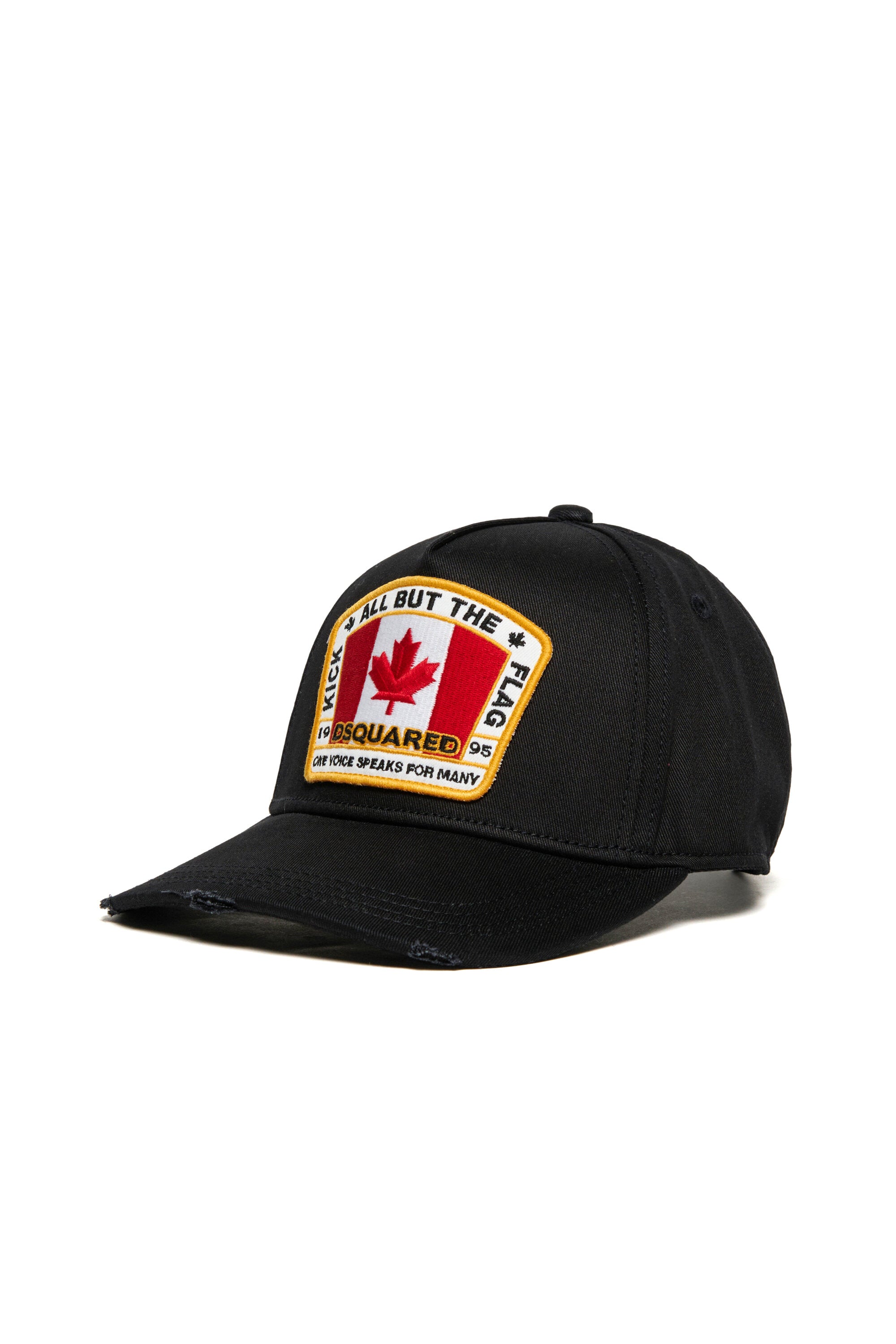 Gabardine baseball cap with Canada patch