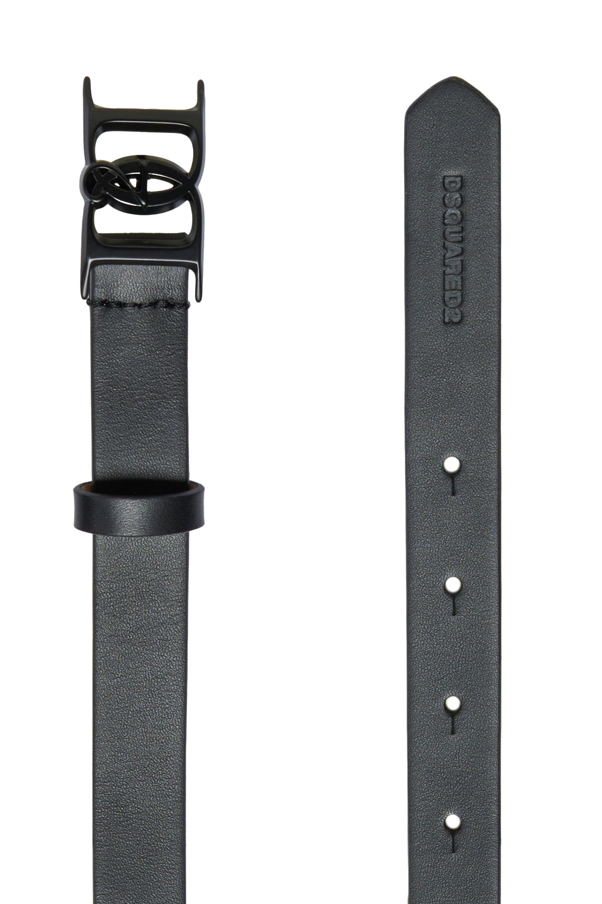 D2 buckle leather belt