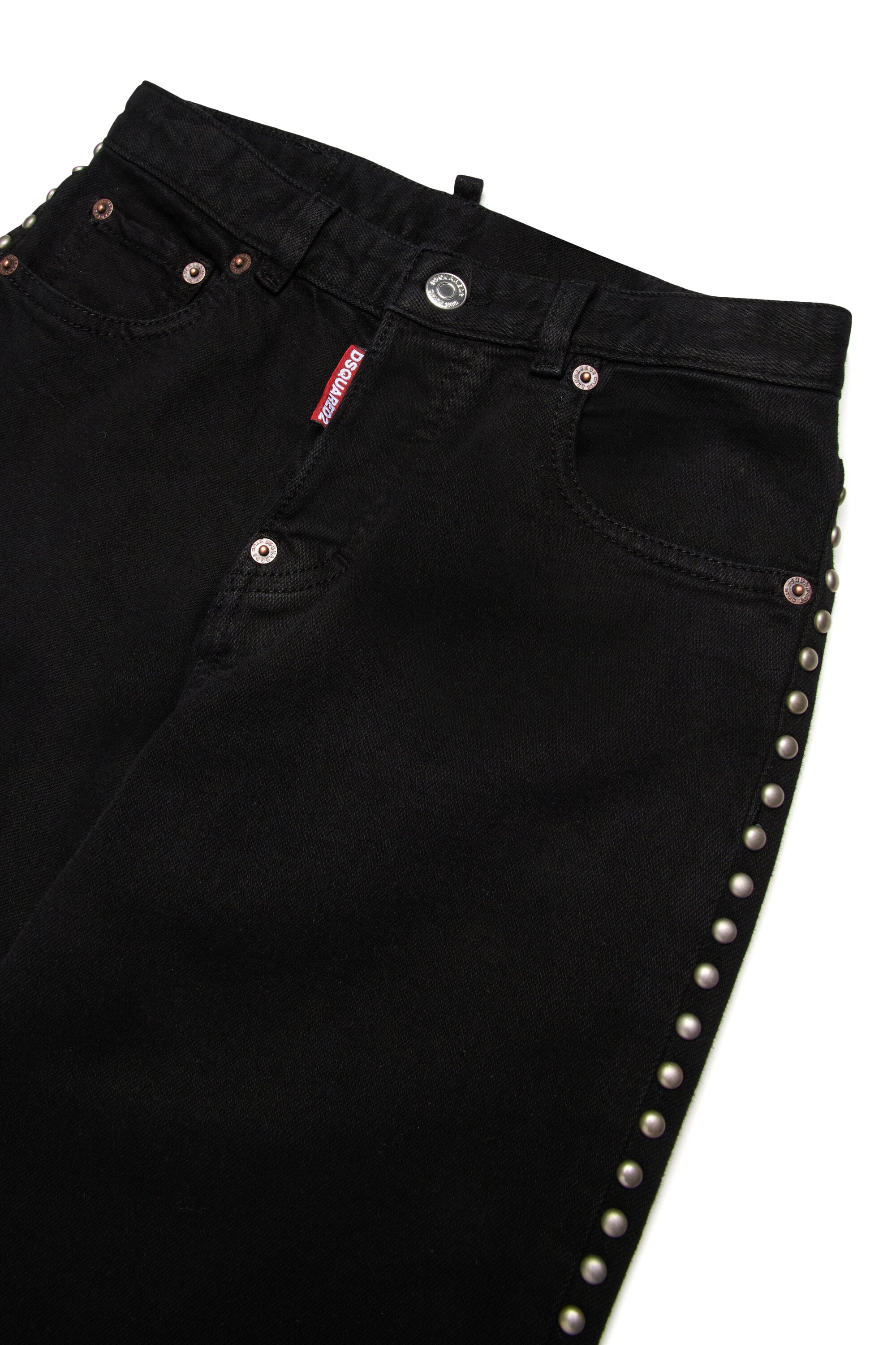 Regular black jeans with studs - Moose Lost