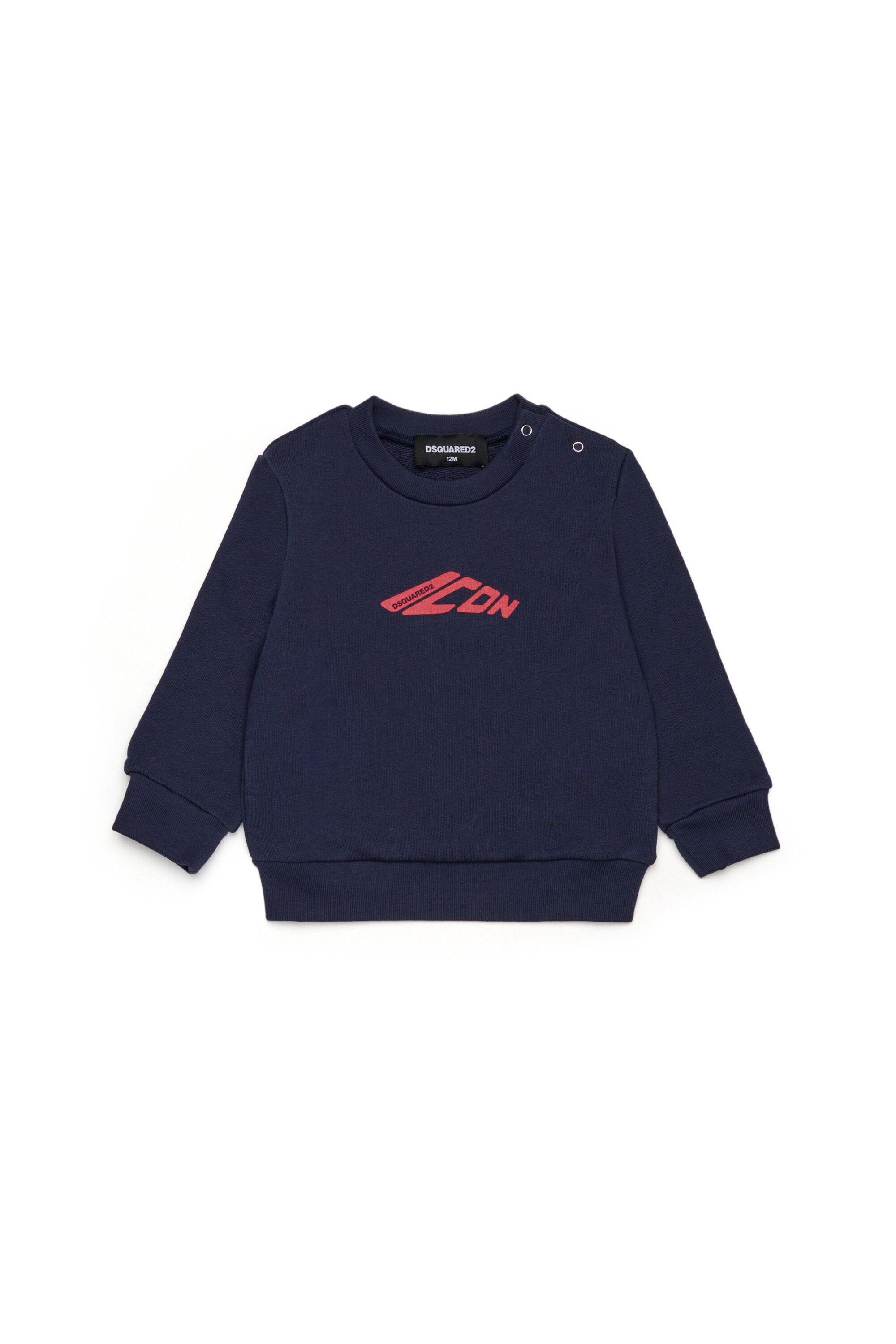 Crew-neck sweatshirt with ICON logo