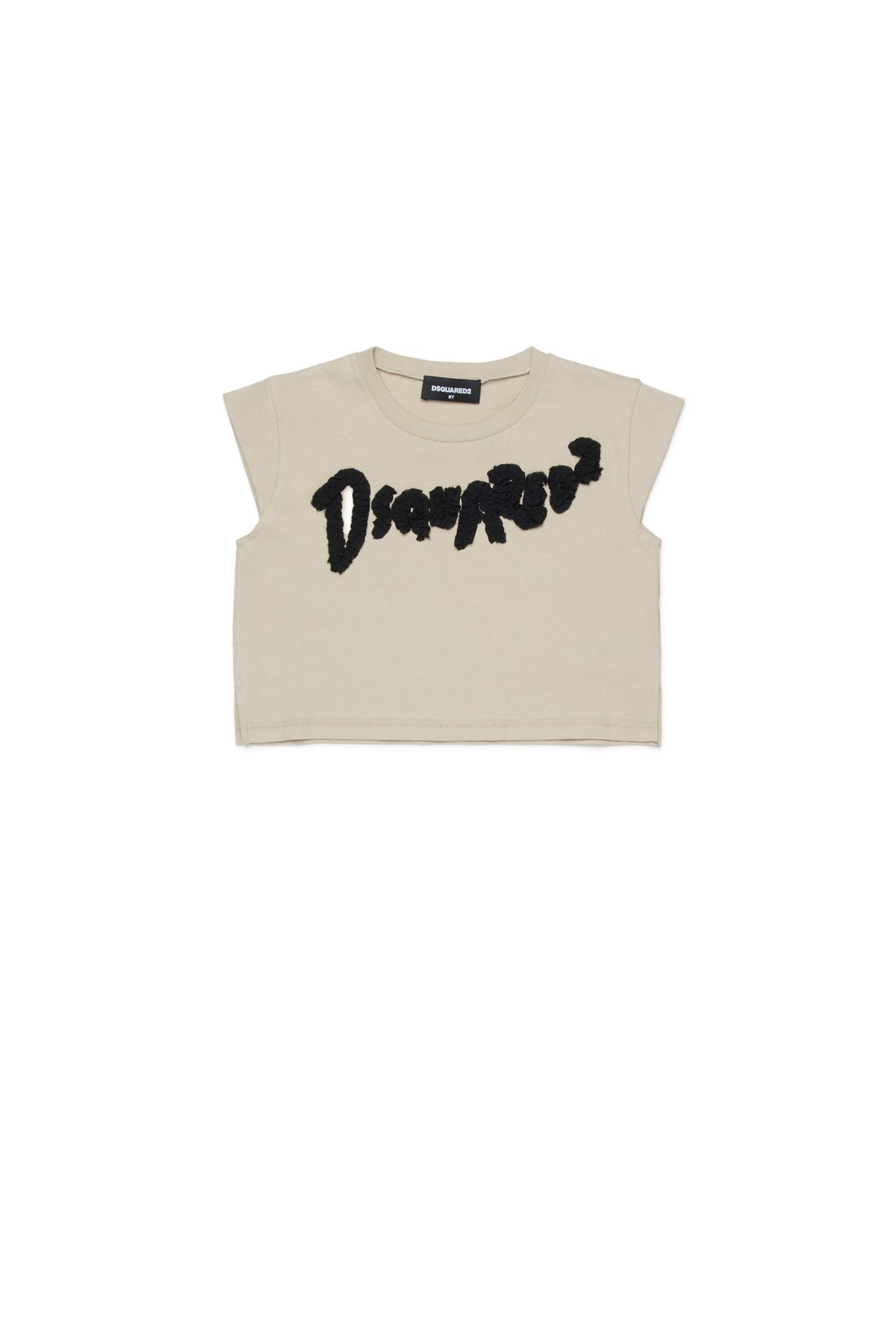 Sleeveless t-shirt with logo